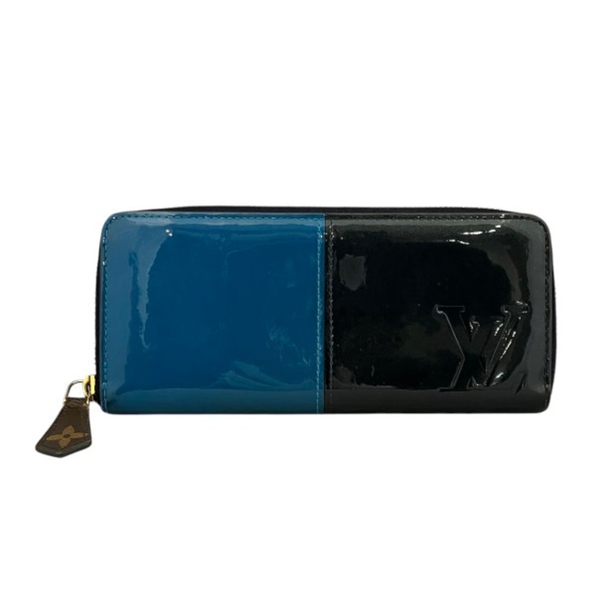 Louis Vuitton Navy Blue Vernis Coin Purse/Coin Case (Pre-Owned)