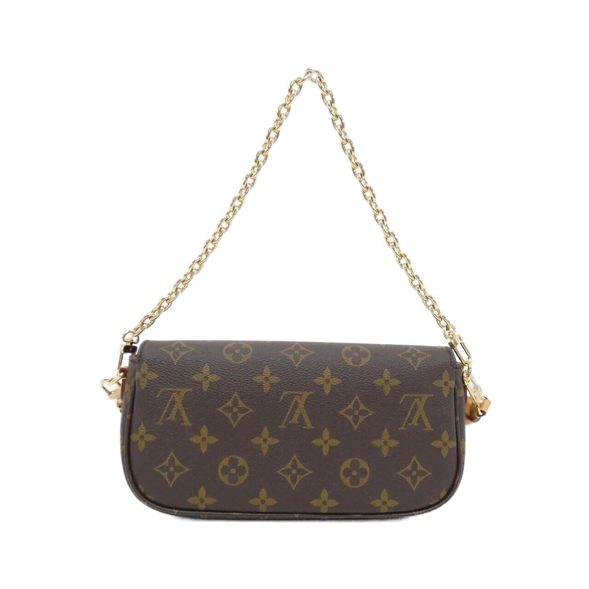 Louis Vuitton Marron Coated Canvas Shoulder Bag (Pre-Owned)