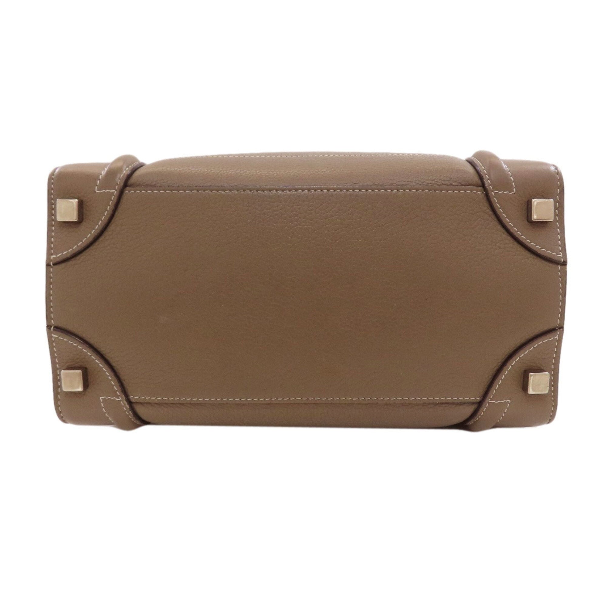 Celine Gray Leather Handbag (Pre-Owned)