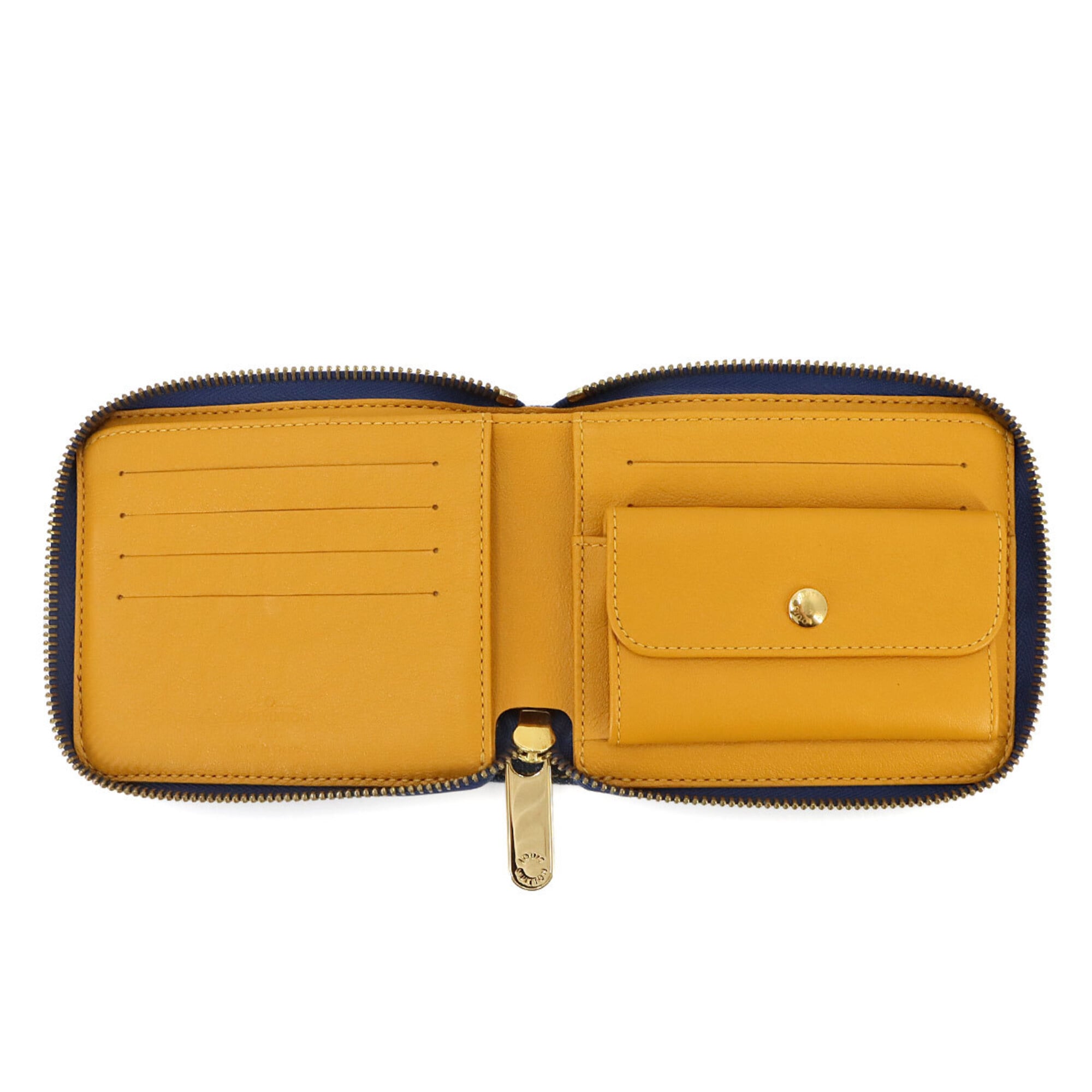 Louis Vuitton Blue Monogram Monogram Denim Canvas Wallet (Bi-Fold) (Pre-Owned)