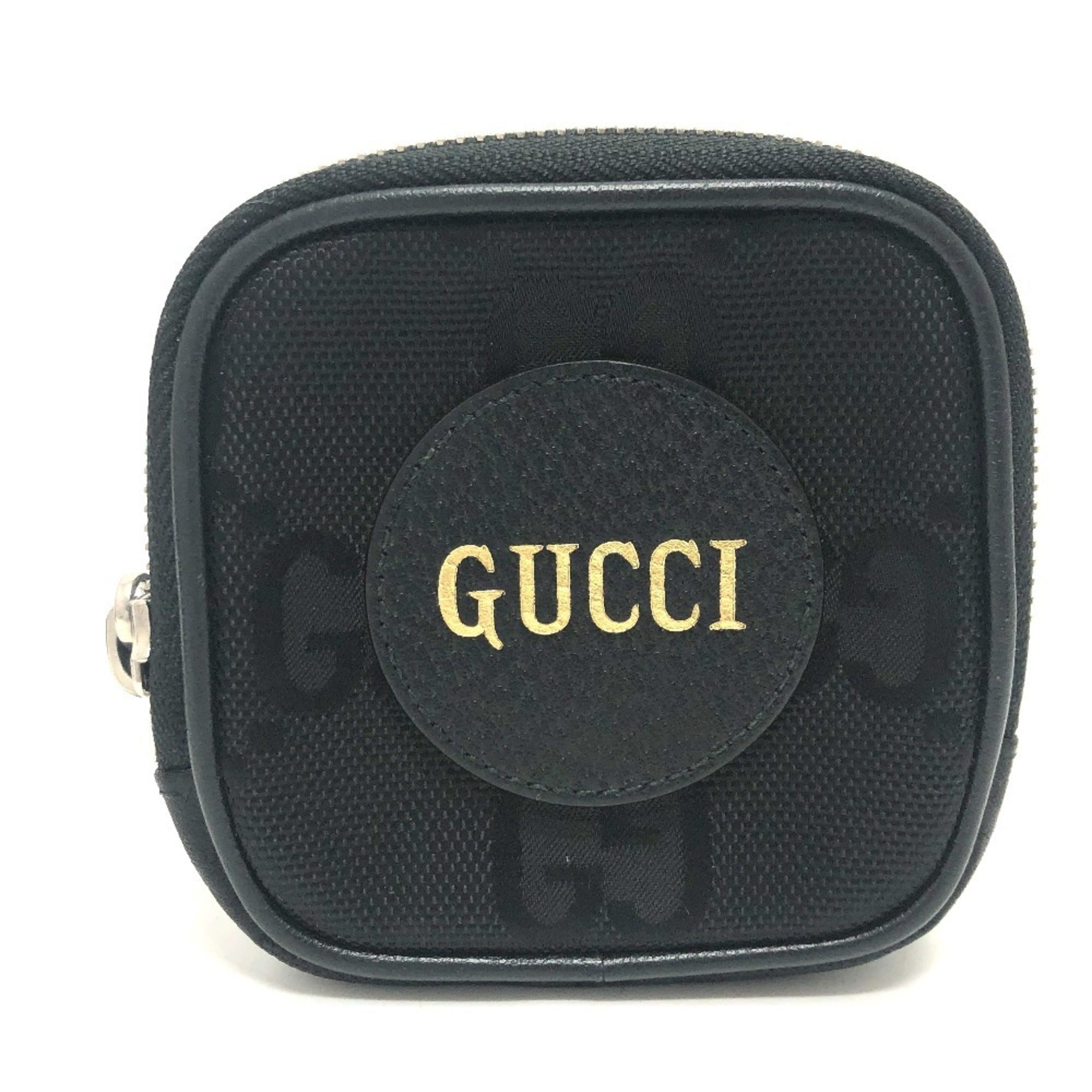 Gucci Black Gg Canvas Coin Purse/Coin Case (Pre-Owned)