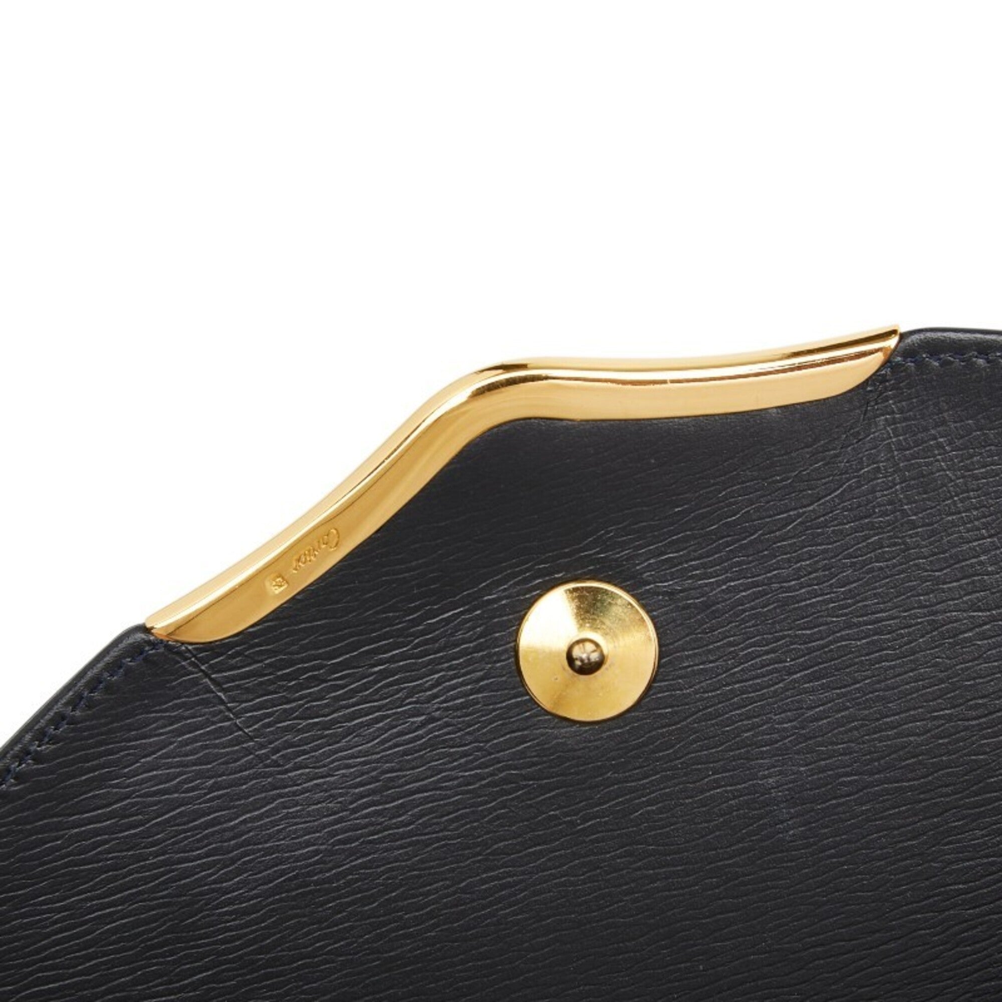 Cartier Black Leather Shoulder Bag (Pre-Owned)