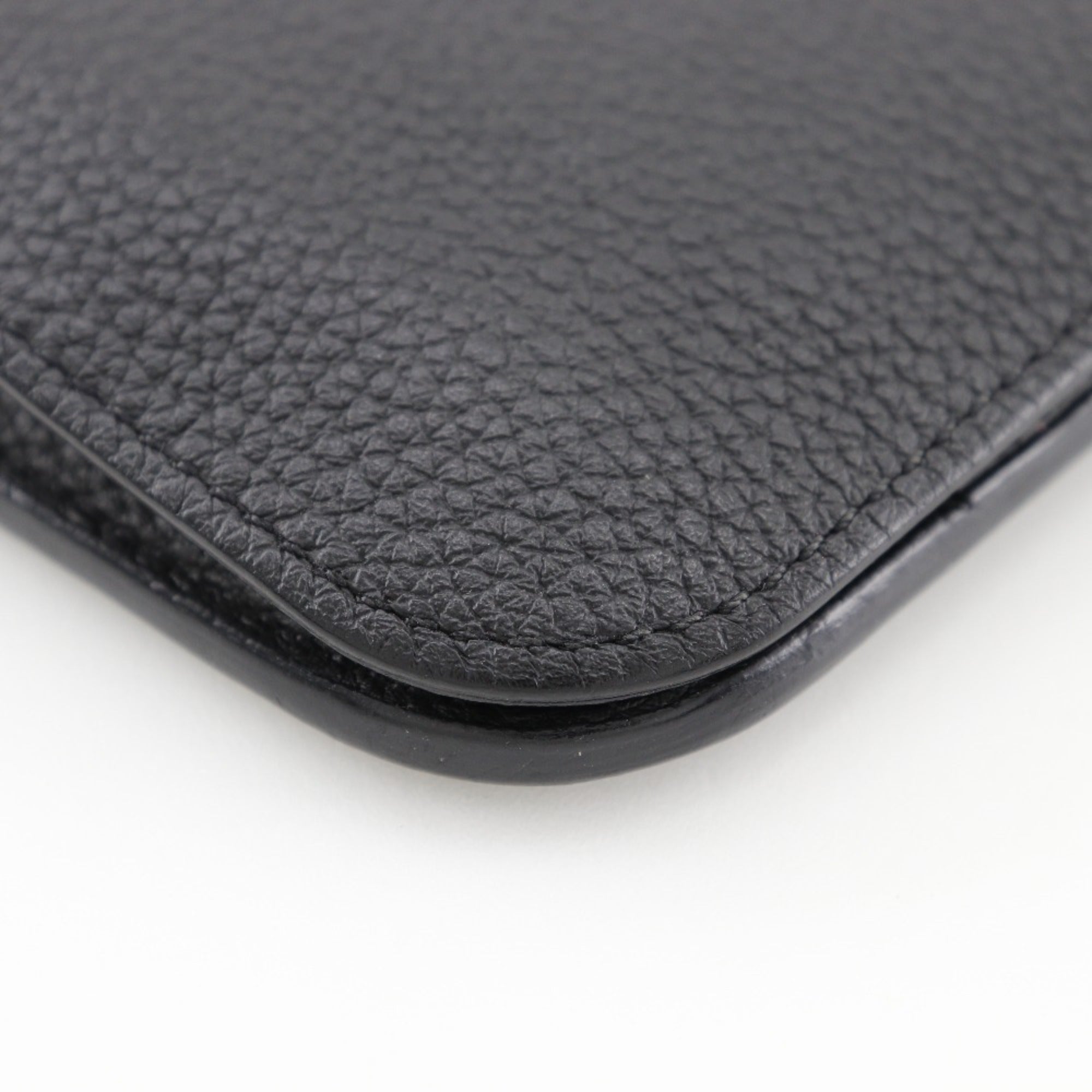 Hermes Black Togo Leather Wallet (Bi-Fold) (Pre-Owned)