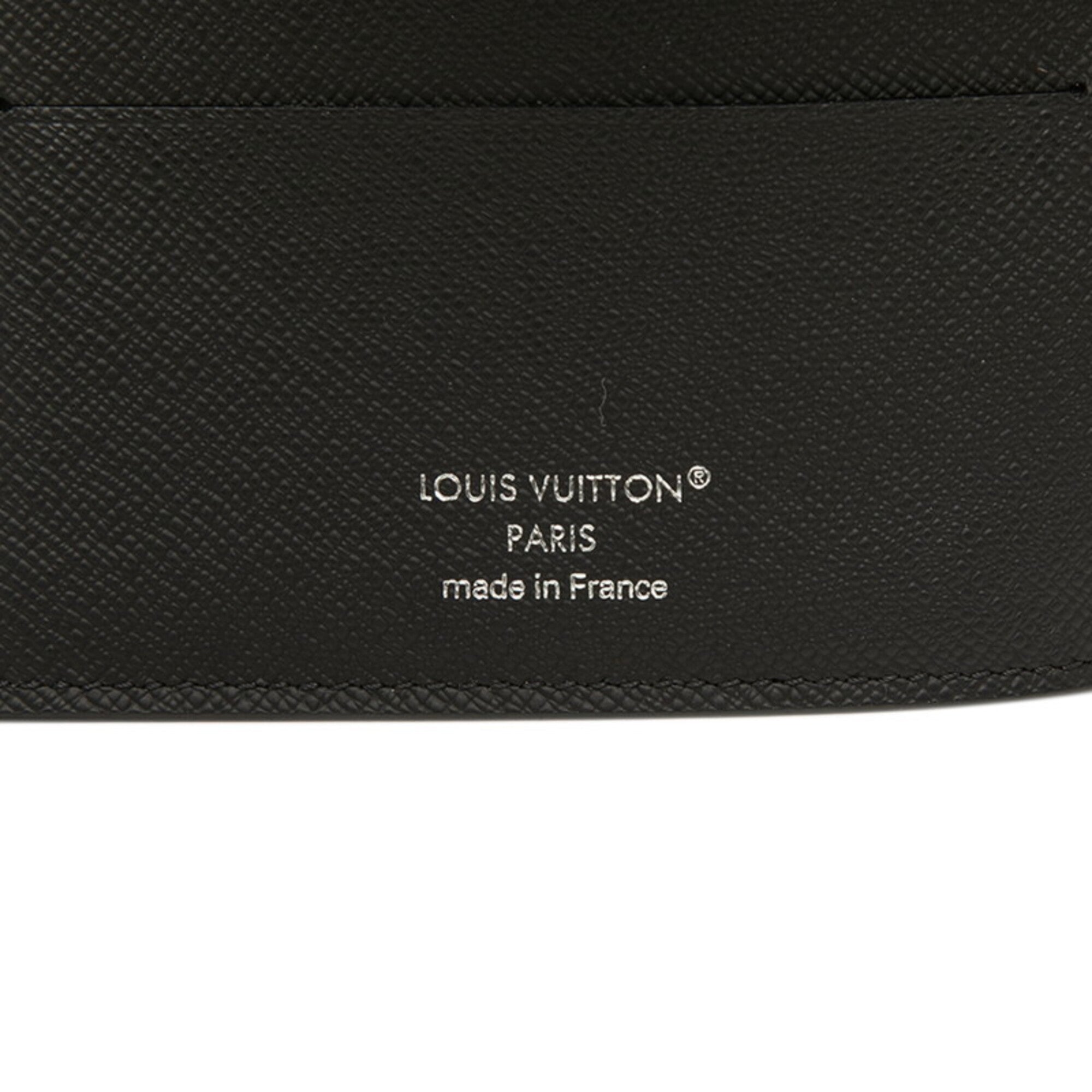 Louis Vuitton Black Pvc Leather Wallet (Bi-Fold) (Pre-Owned)
