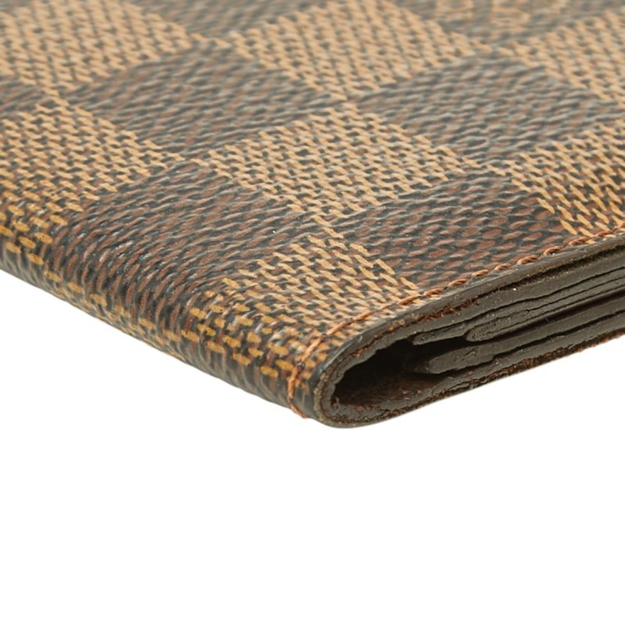 Louis Vuitton Brown Pvc Leather Long Wallet (Bi-Fold) (Pre-Owned)