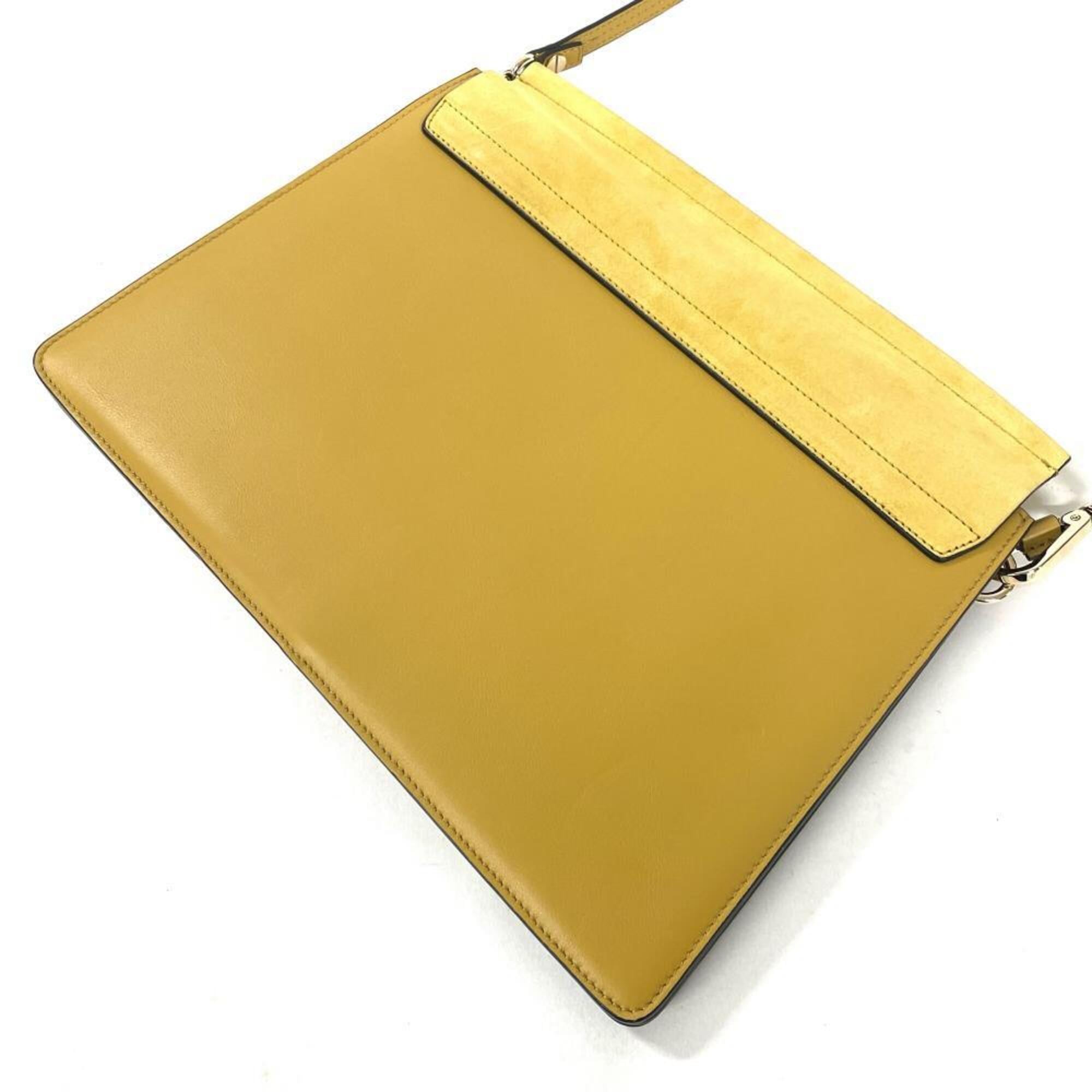 Chloé Yellow Leather Shoulder Bag (Pre-Owned)