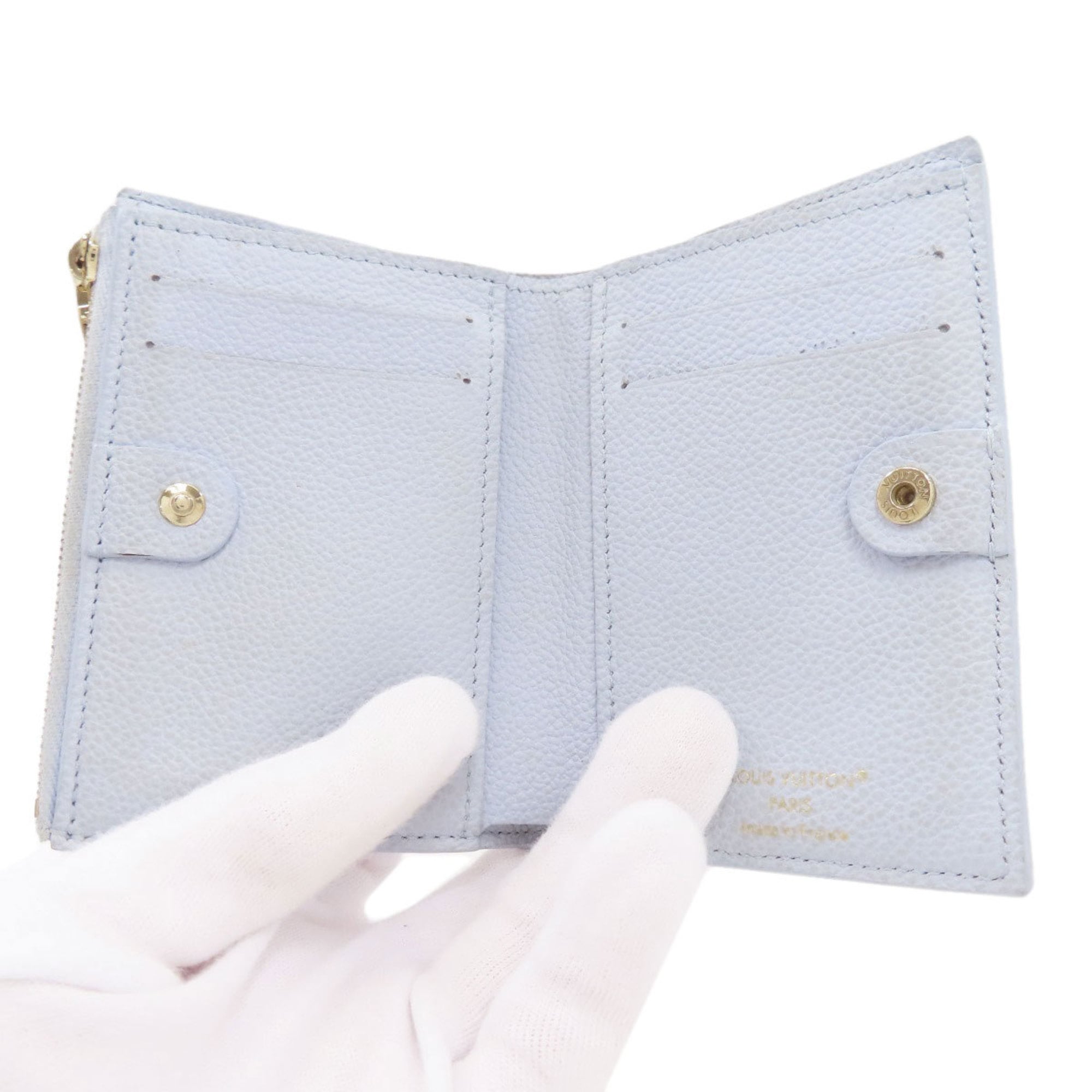 Louis Vuitton Blue Monogram Empreinte Wallet (Bi-Fold) (Pre-Owned)