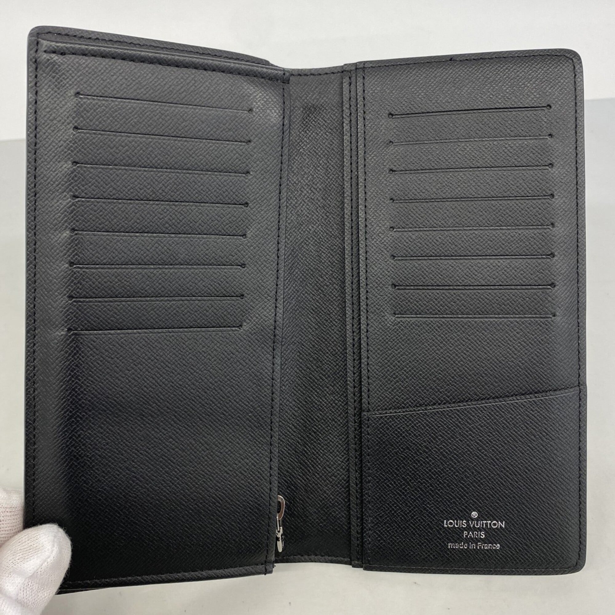 Louis Vuitton Black Long Wallet (Bi-Fold) (Pre-Owned)
