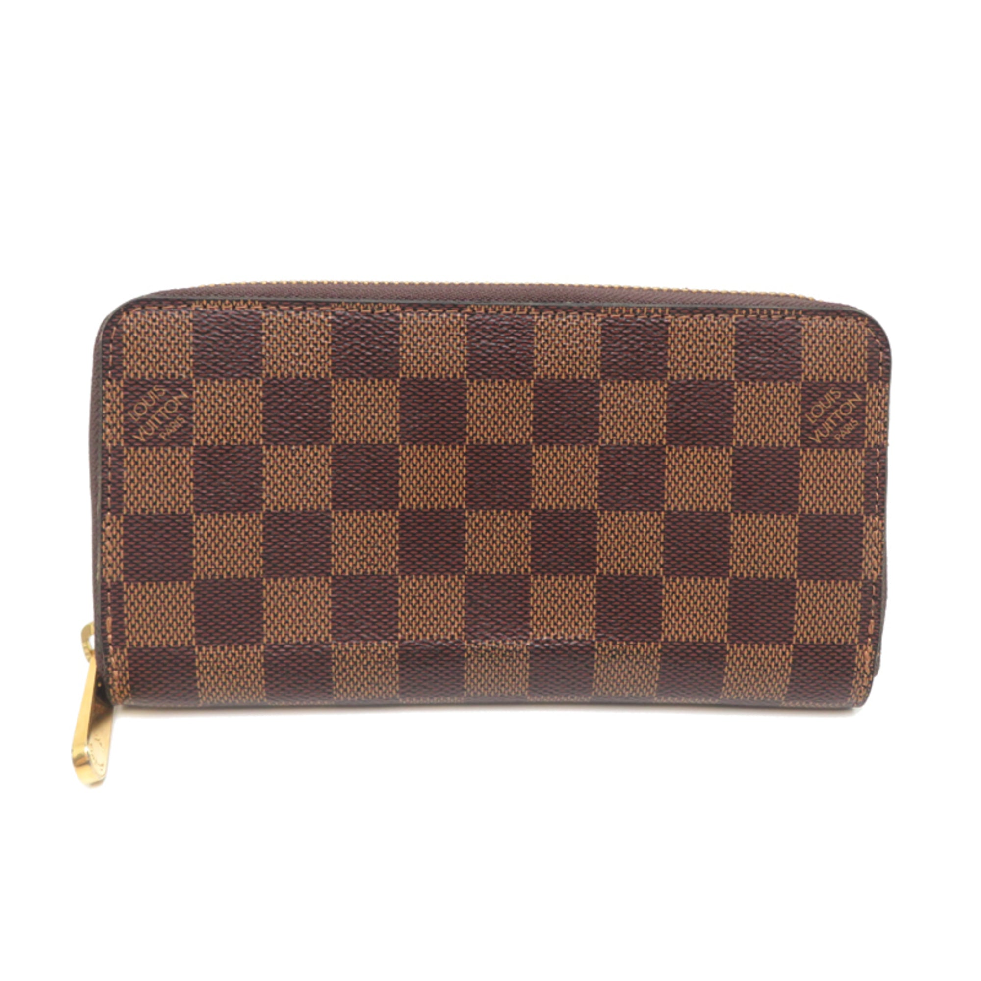 Louis Vuitton Brown Damier Canvas Long Wallet (Bi-Fold) (Pre-Owned)