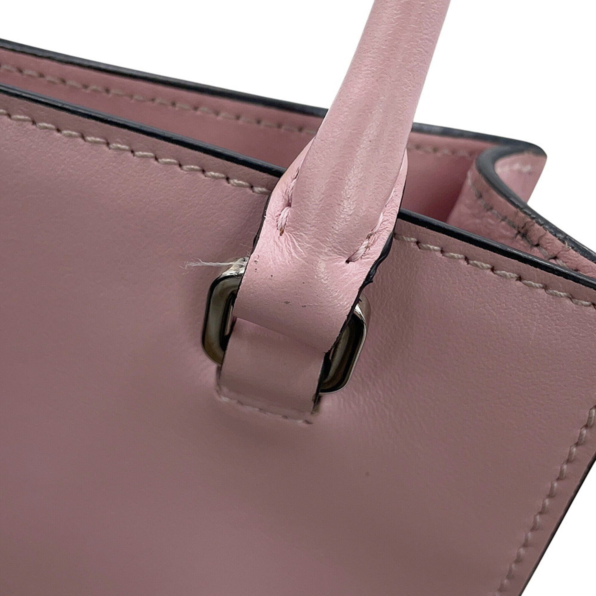 Prada Pink Leather Handbag (Pre-Owned)