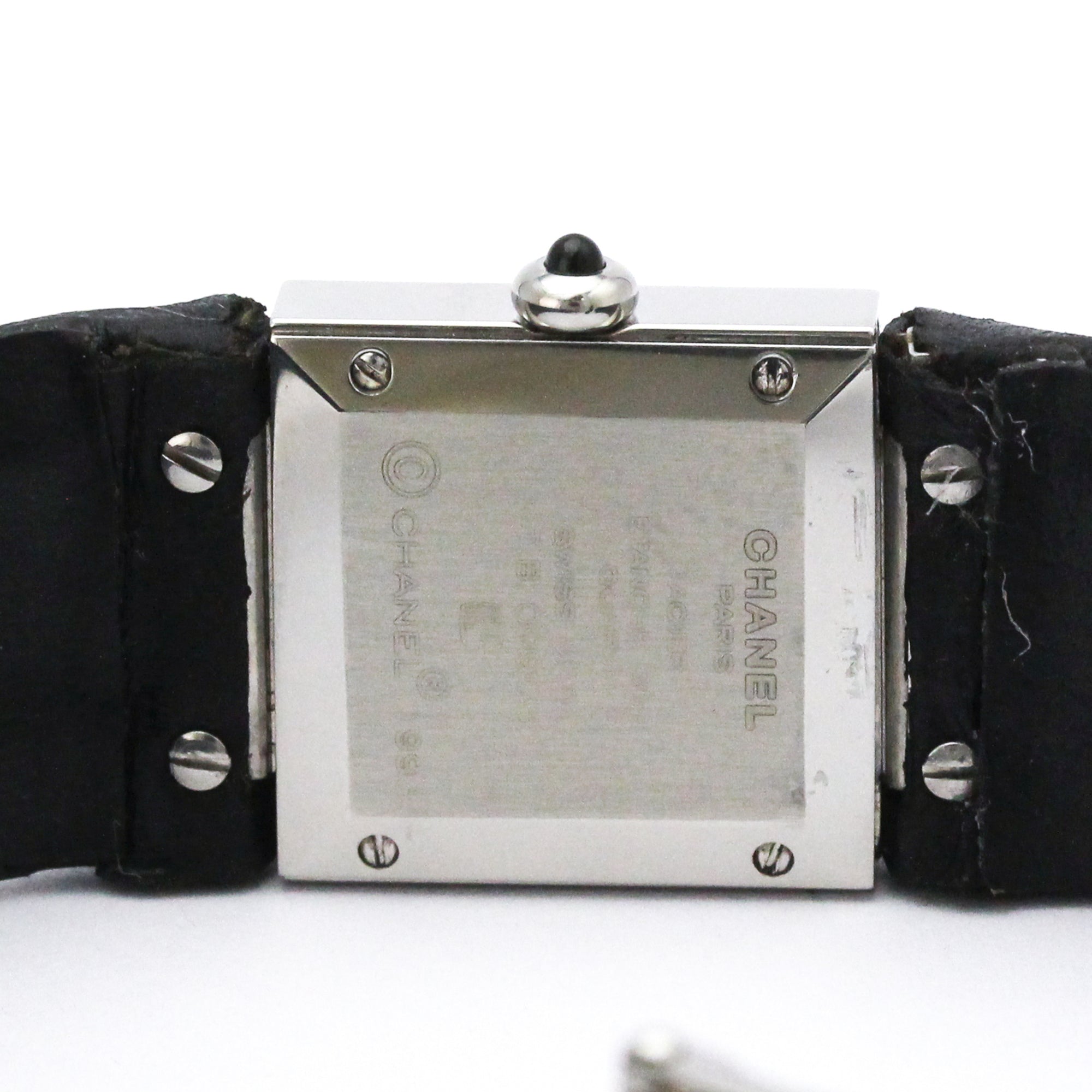 Chanel Matelasse Quartz Watch Stainless Steel And Quilted Leather Watch (Pre-Owned)