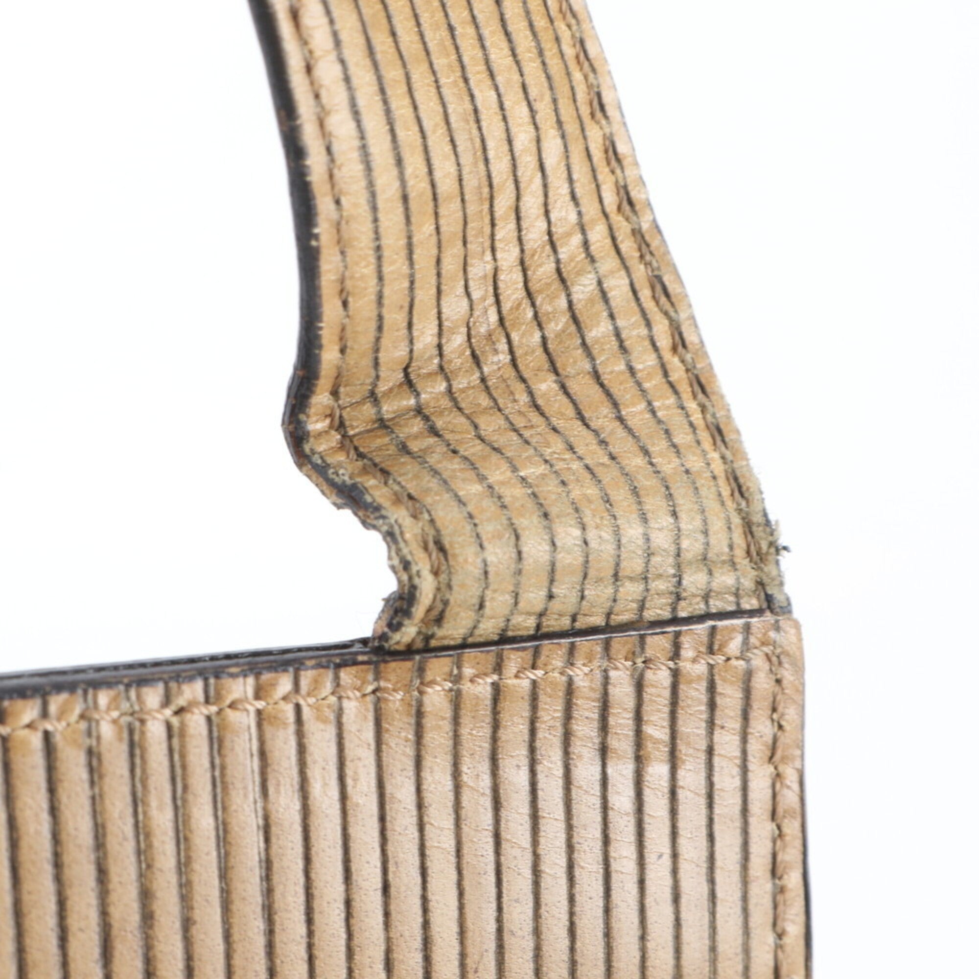 Celine Light Brown Leather Handbag Shoulder Bag (Pre-Owned)