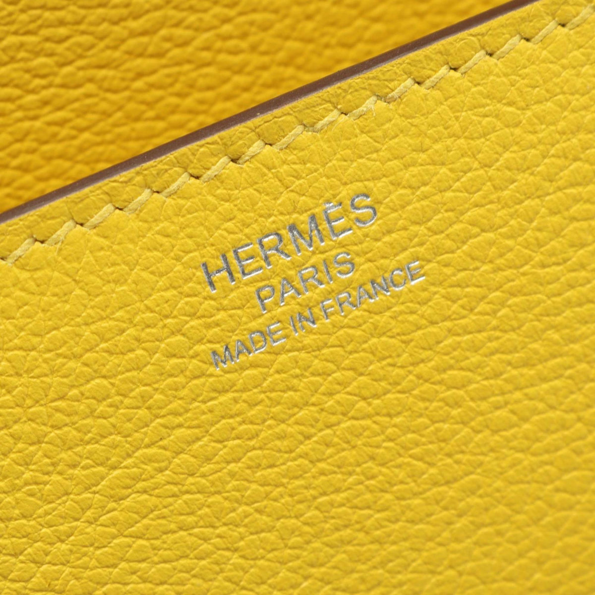 Hermes Yellow Leather Shoulder Bag (Pre-Owned)