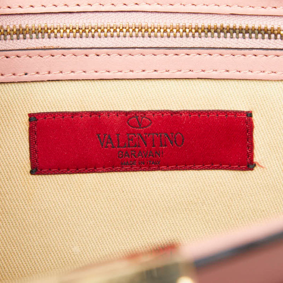Valentino Pink Leather Handbag Shoulder Bag (Pre-Owned)