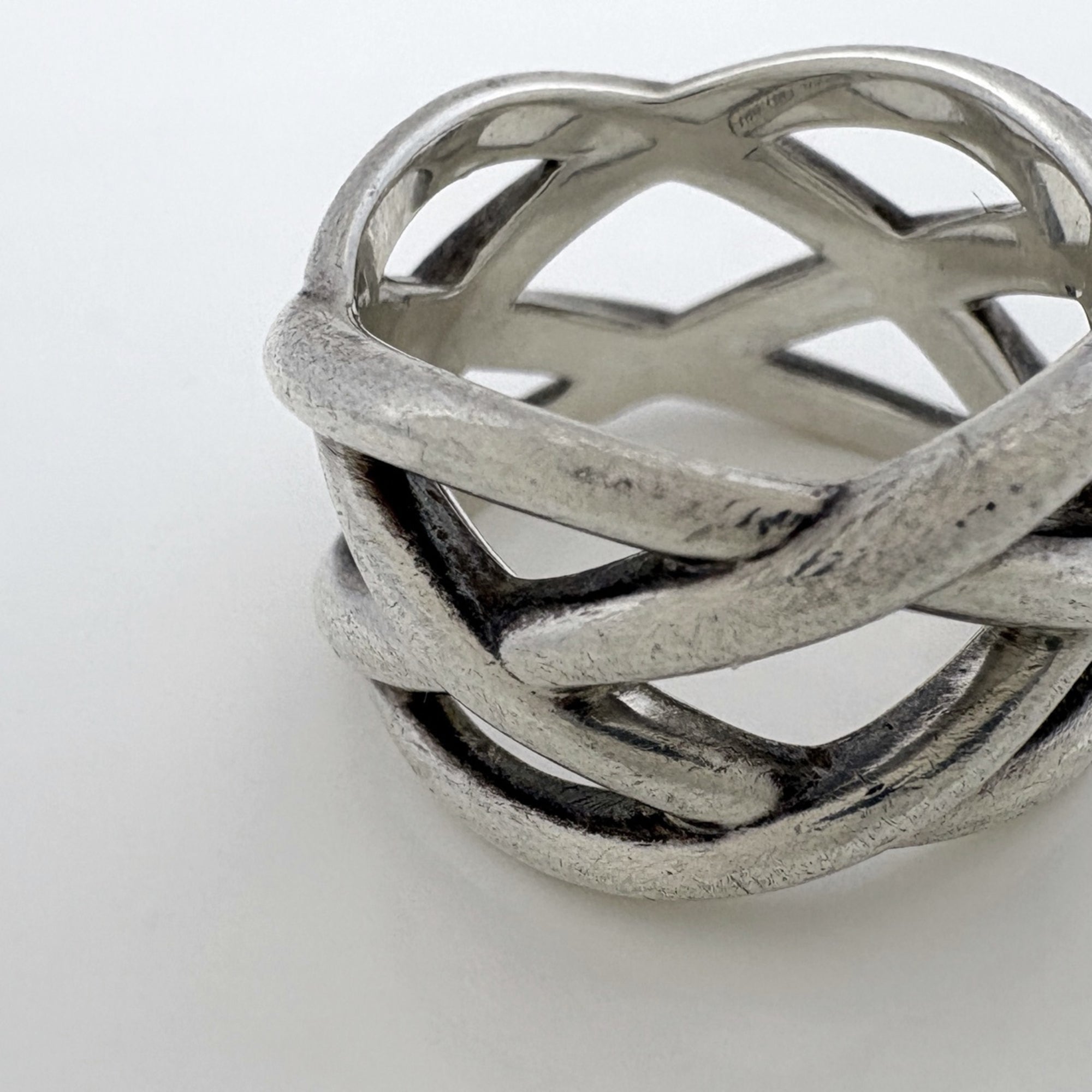 Tiffany Silver 925 Band Ring (Pre-Owned)