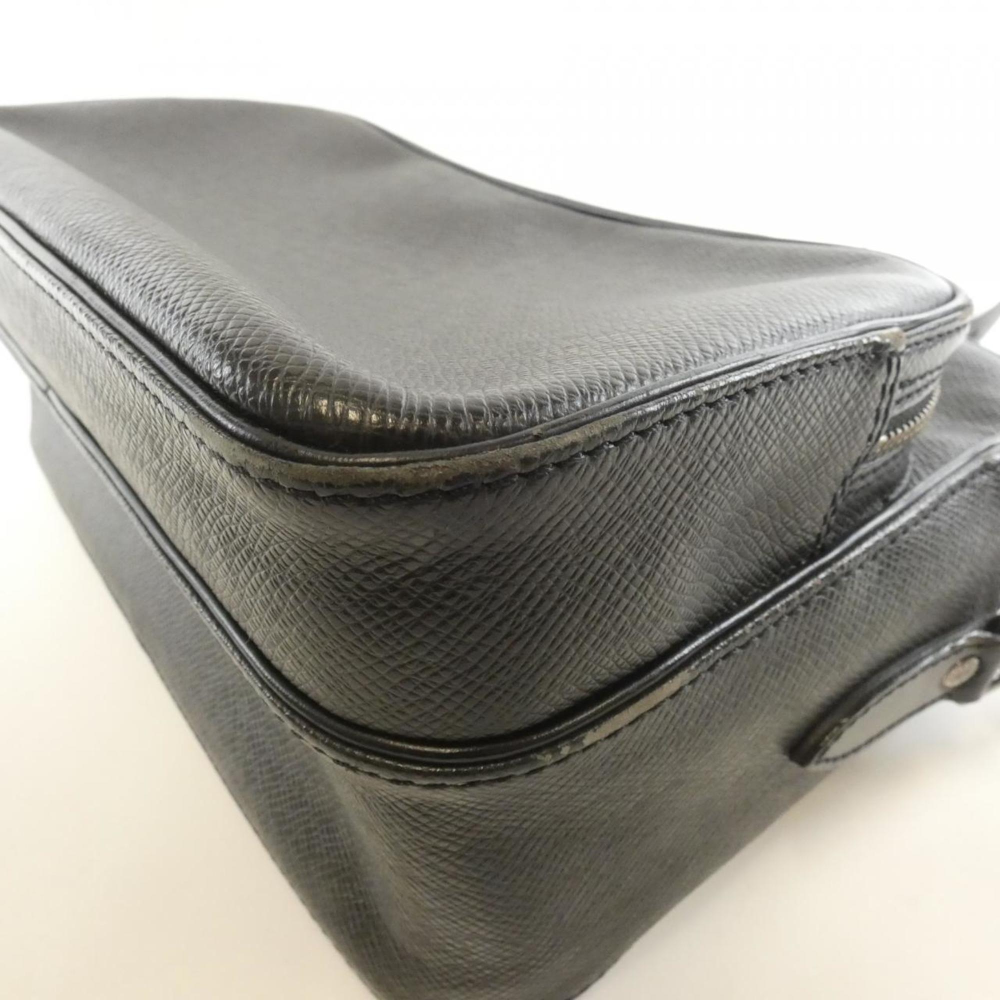 Louis Vuitton Ardoise Leather Shoulder Bag (Pre-Owned)