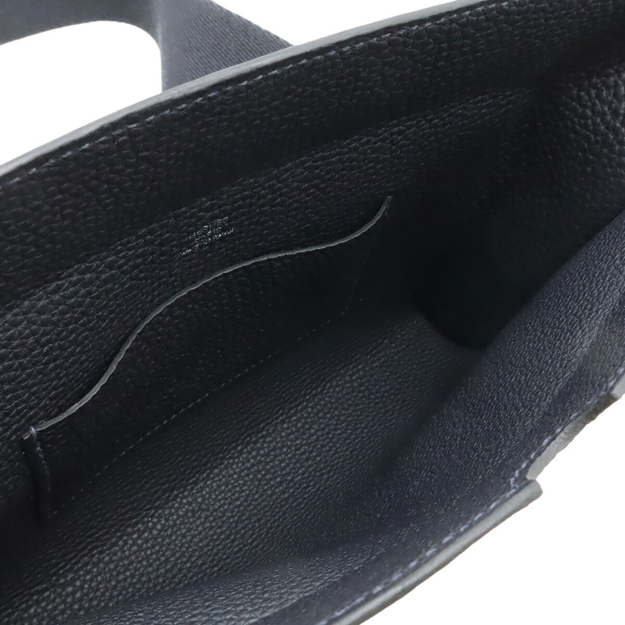 Hermes Black Togo Leather Shoulder Bag (Pre-Owned)