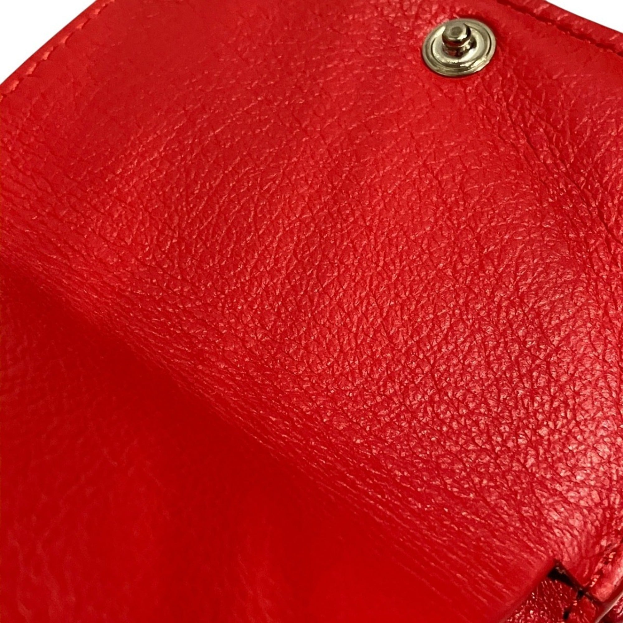 Balenciaga Red Color Paper Wallet (Tri-Fold) (Pre-Owned)