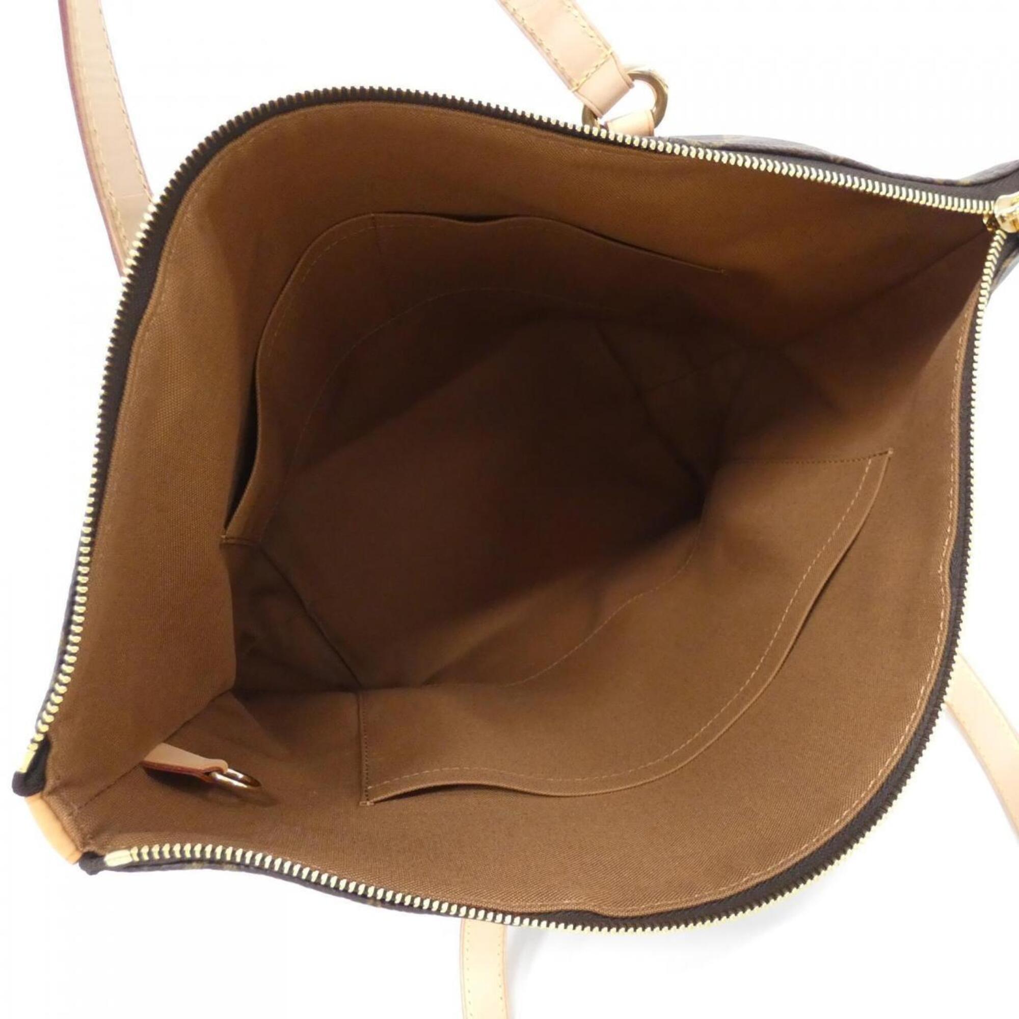 Louis Vuitton Marron Coated Canvas Handbag (Pre-Owned)