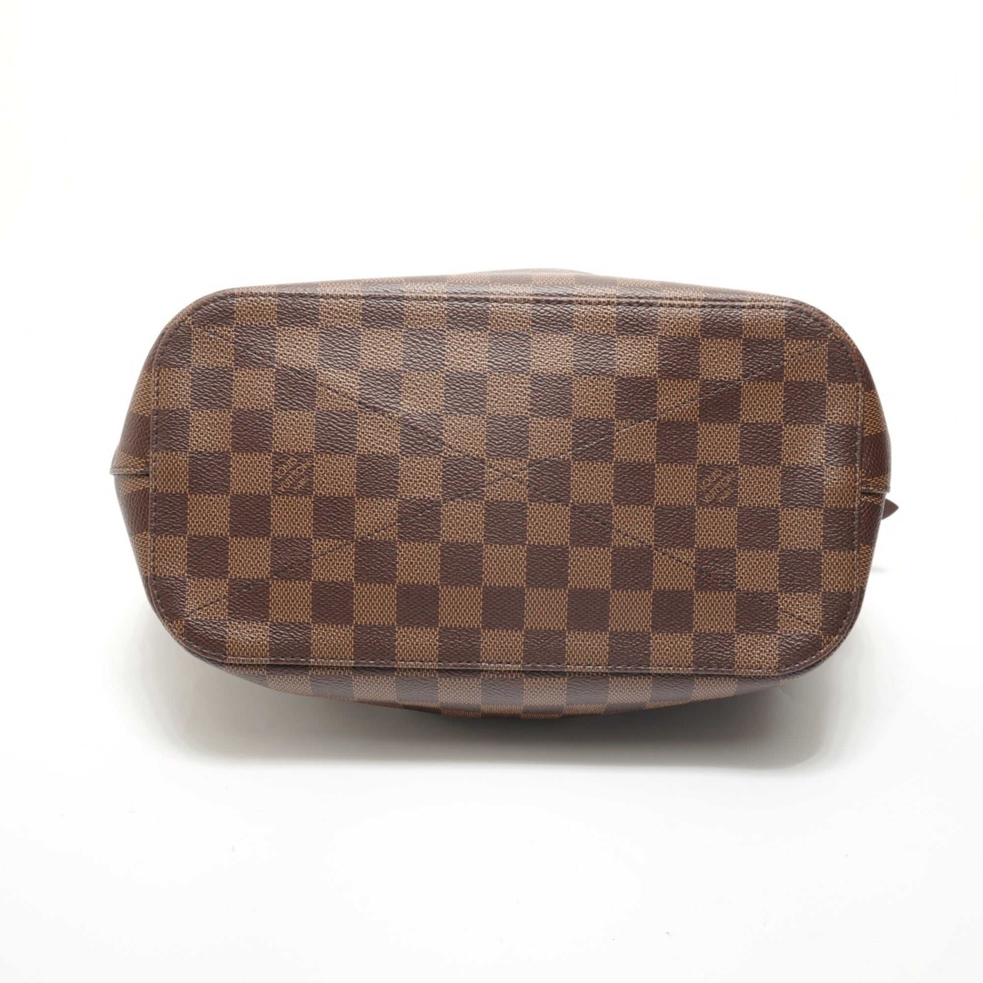 Louis Vuitton Brown Damier Canvas Ebene Handbag (Pre-Owned)