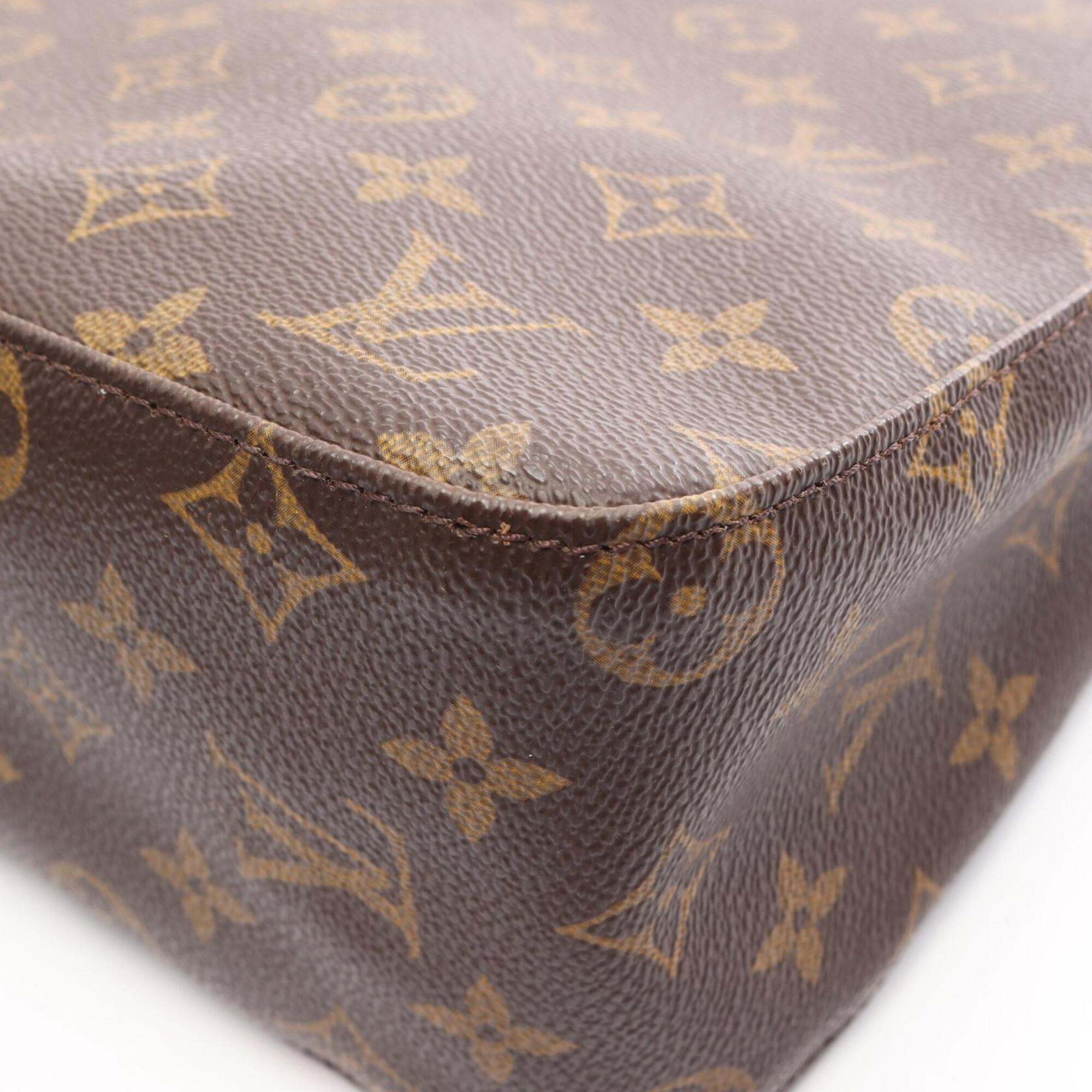 Louis Vuitton Brown Pvc Leather Handbag Shoulder Bag (Pre-Owned)