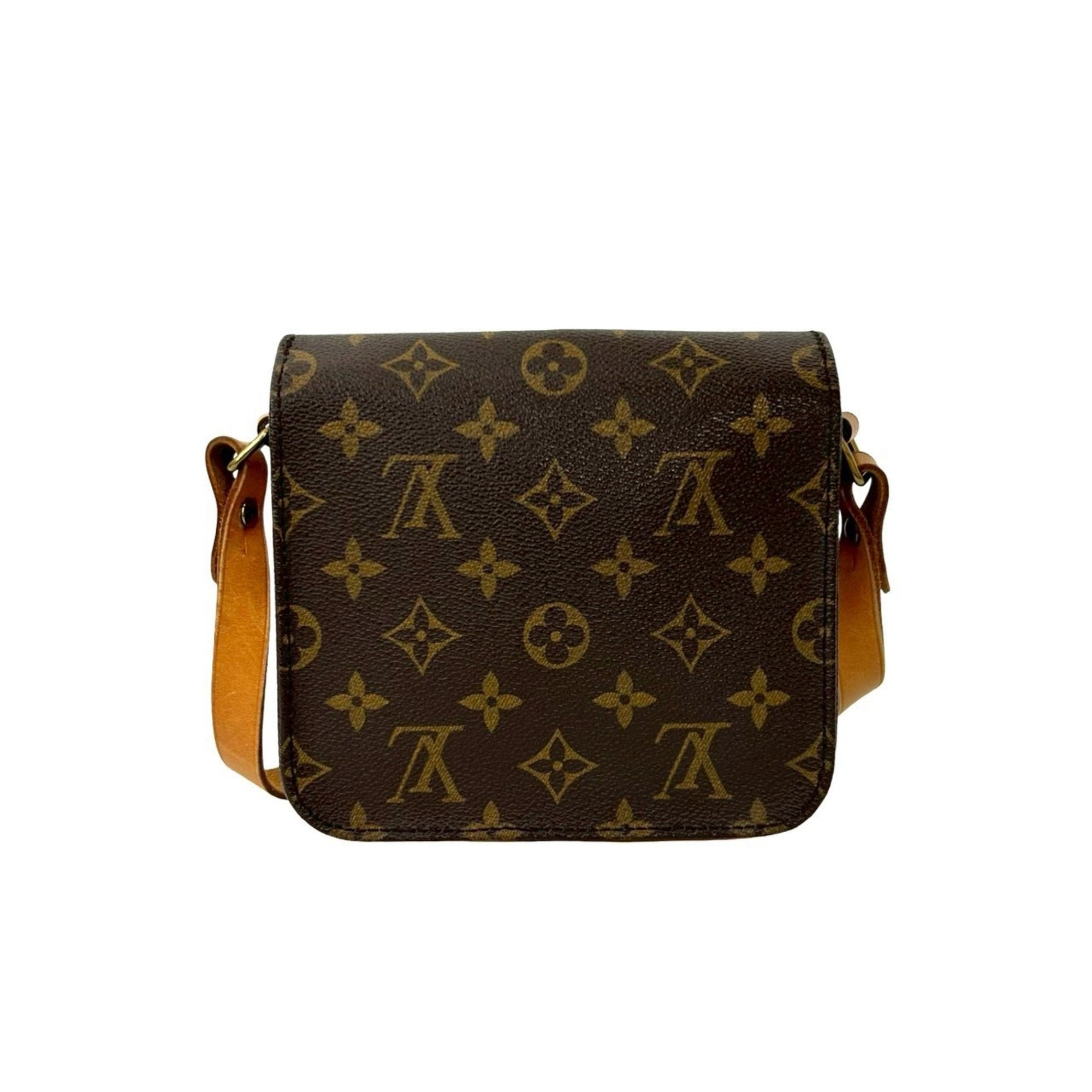 Louis Vuitton Brown Leather Pvc Pochette Shoulder Bag (Pre-Owned)
