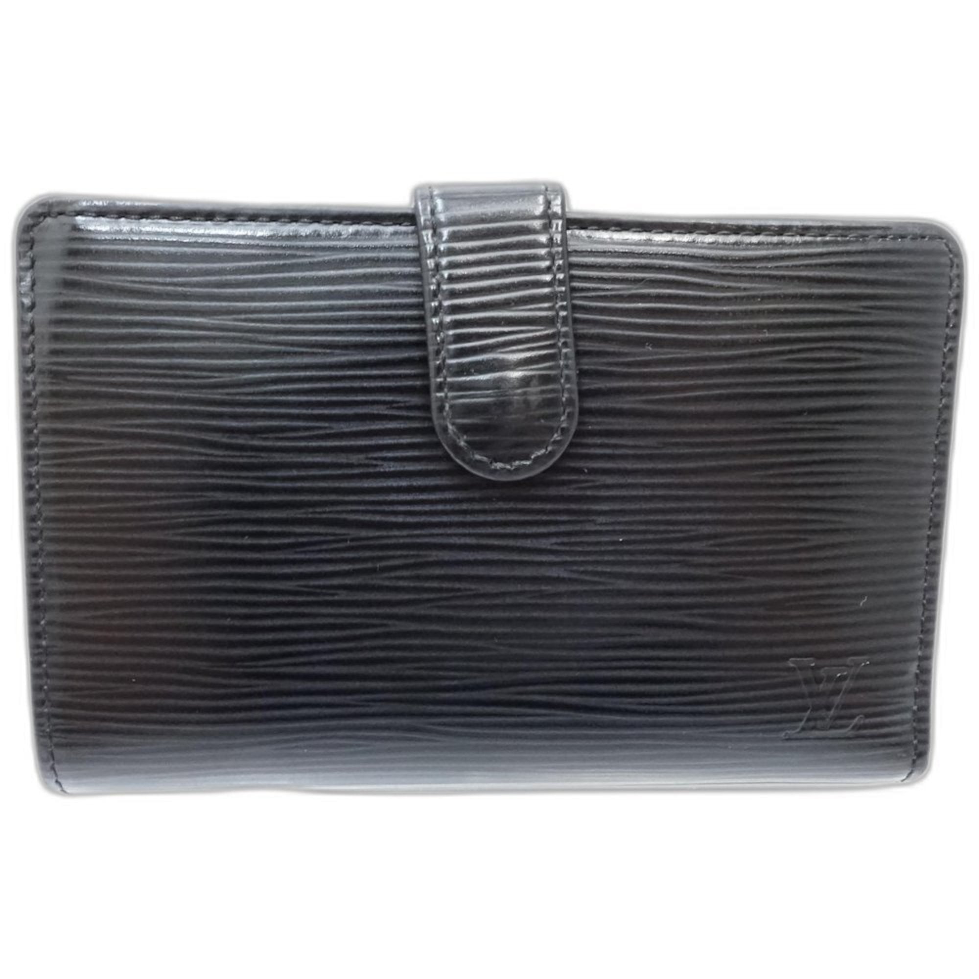 Louis Vuitton Epi Noir Leather Wallet (Bi-Fold) (Pre-Owned)