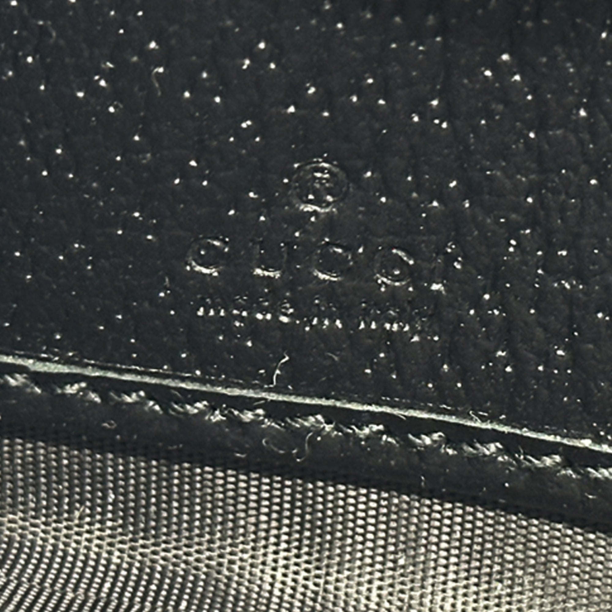 Gucci Black Leather Long Wallet (Bi-Fold) (Pre-Owned)