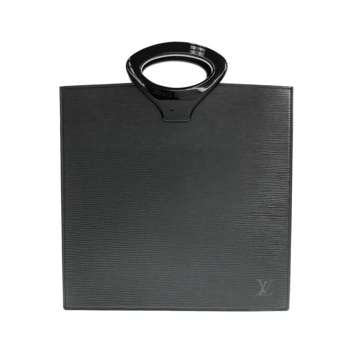 Louis Vuitton Black Leather Handbag (Pre-Owned)