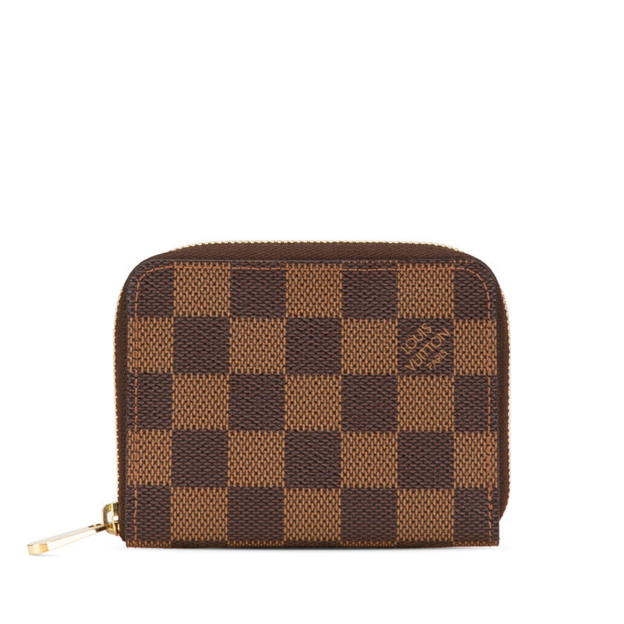 Louis Vuitton Damier Brown Pvc Coin Purse/Coin Case (Pre-Owned)