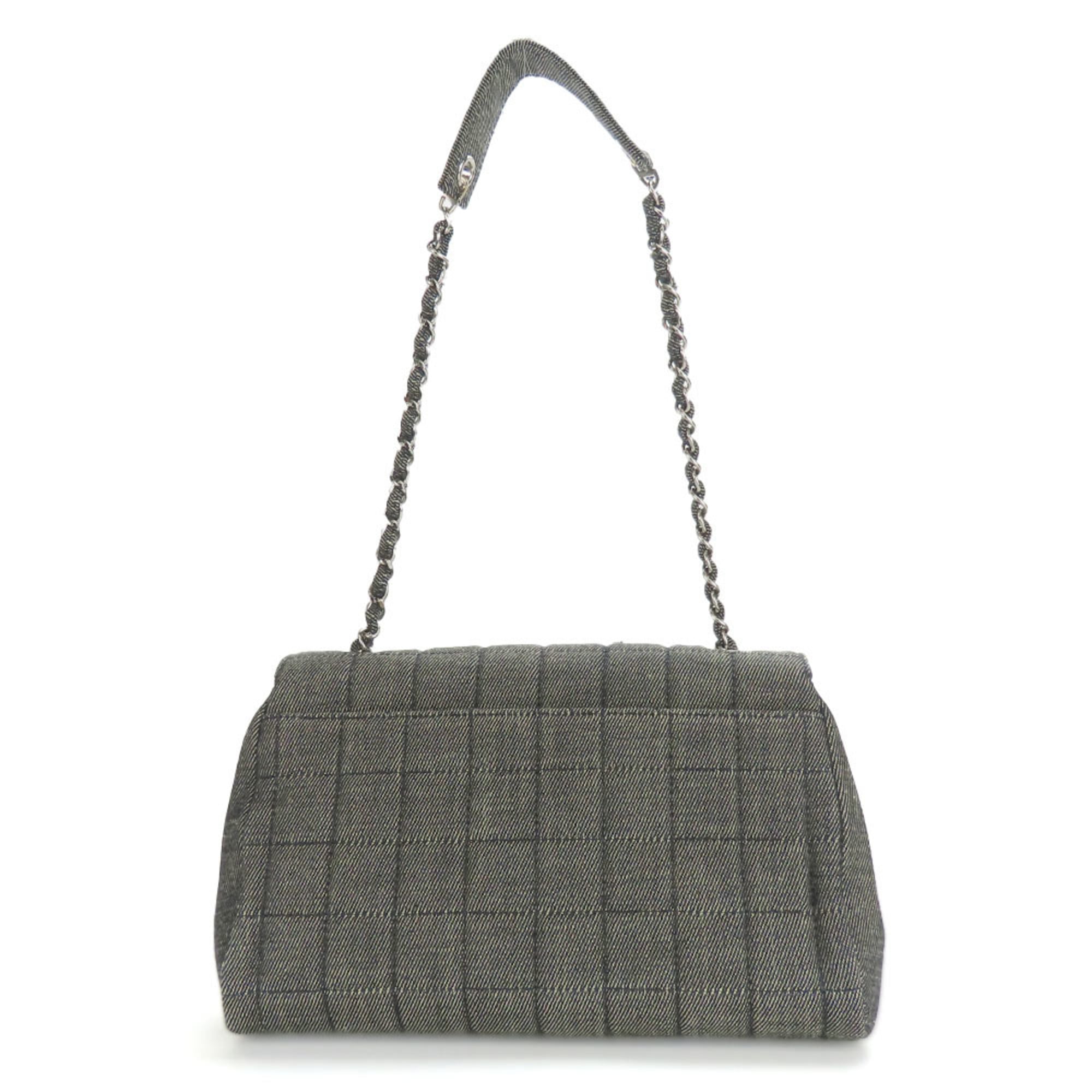 Chanel Navy Denim Shoulder Bag (Pre-Owned)