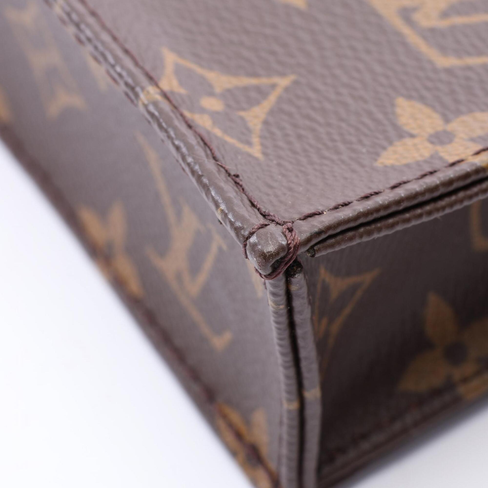 Louis Vuitton Brown Coated Canvas Leather Handbag (Pre-Owned)