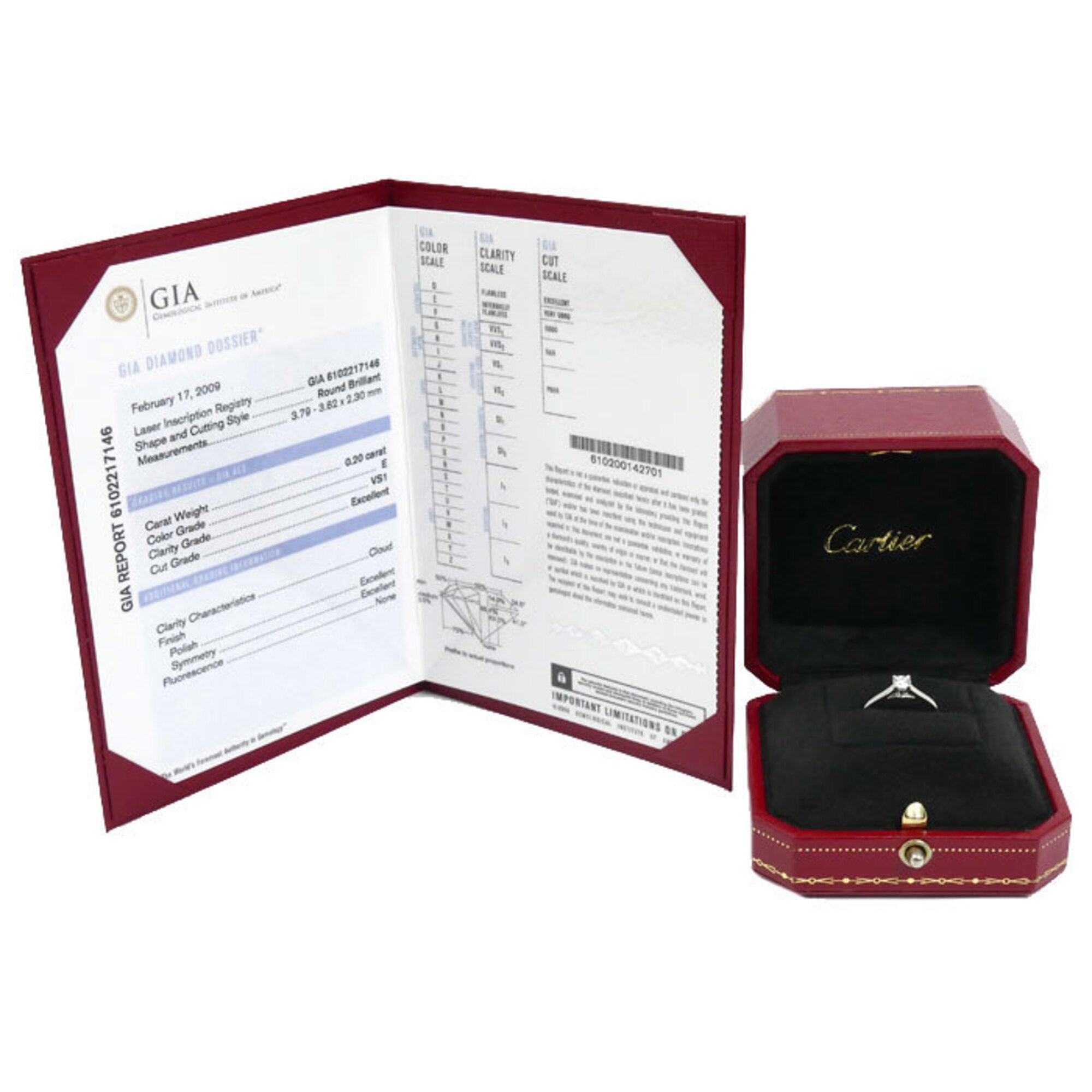 Cartier Platinum 950 Band Ring (Pre-Owned)