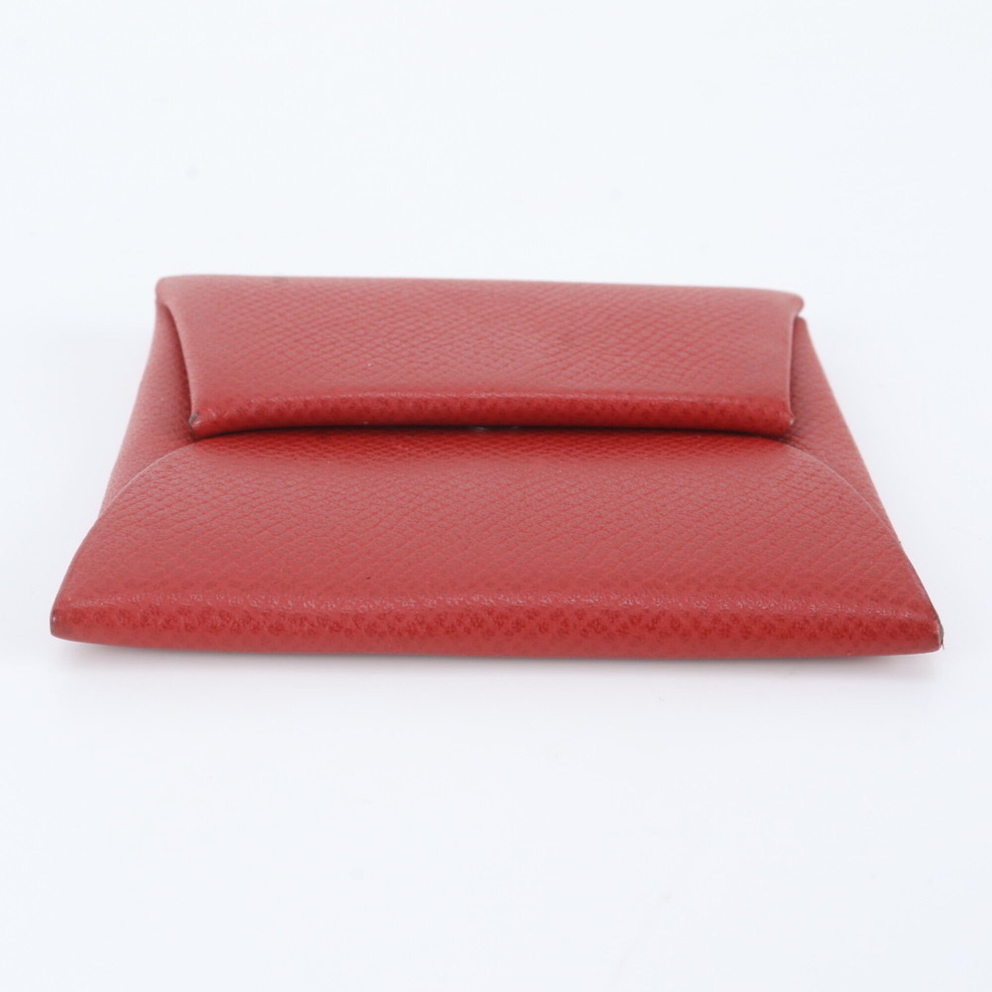 Hermes Red Color Leather Coin Purse/Coin Case (Pre-Owned)