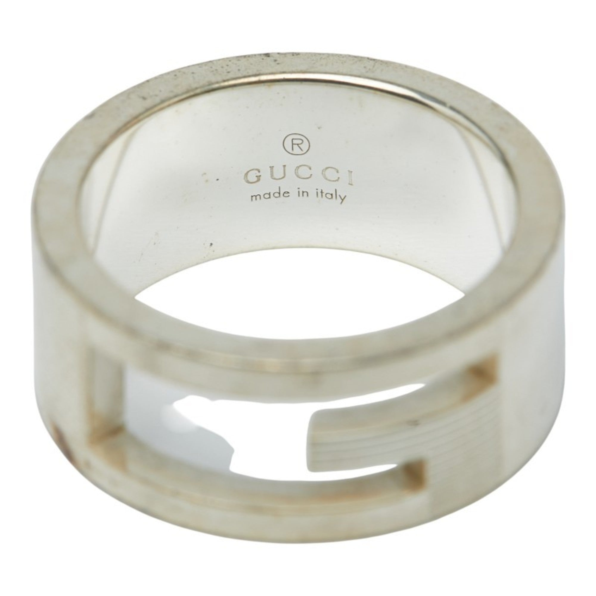 Gucci Silver Silver 925 Band Ring (Pre-Owned)