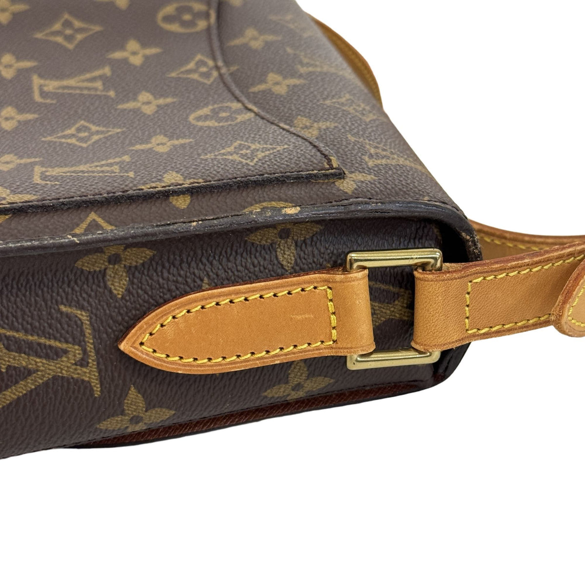 Louis Vuitton Brown Galle Monogram Monogram Crossbody Bag Pochette Shoulder Bag (Pre-Owned)