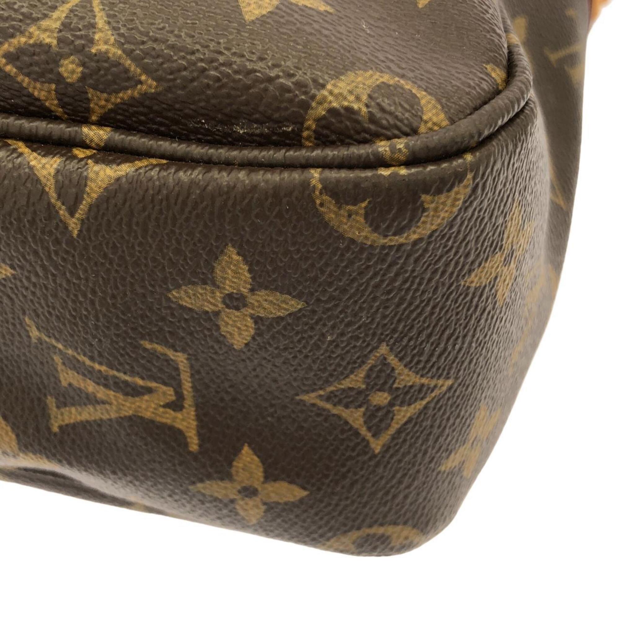 Louis Vuitton Monogram Marron Coated Canvas Handbag (Pre-Owned)