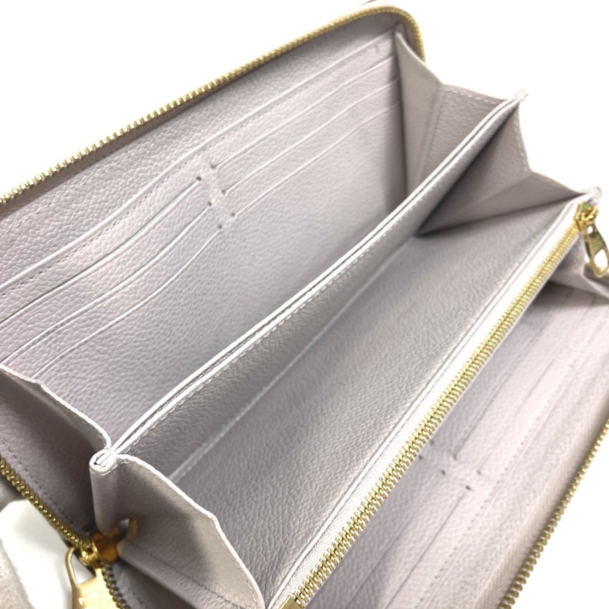 Louis Vuitton Monogram Empreinte Gray Monogram Empreinte Long Wallet (Bi-Fold) (Pre-Owned)
