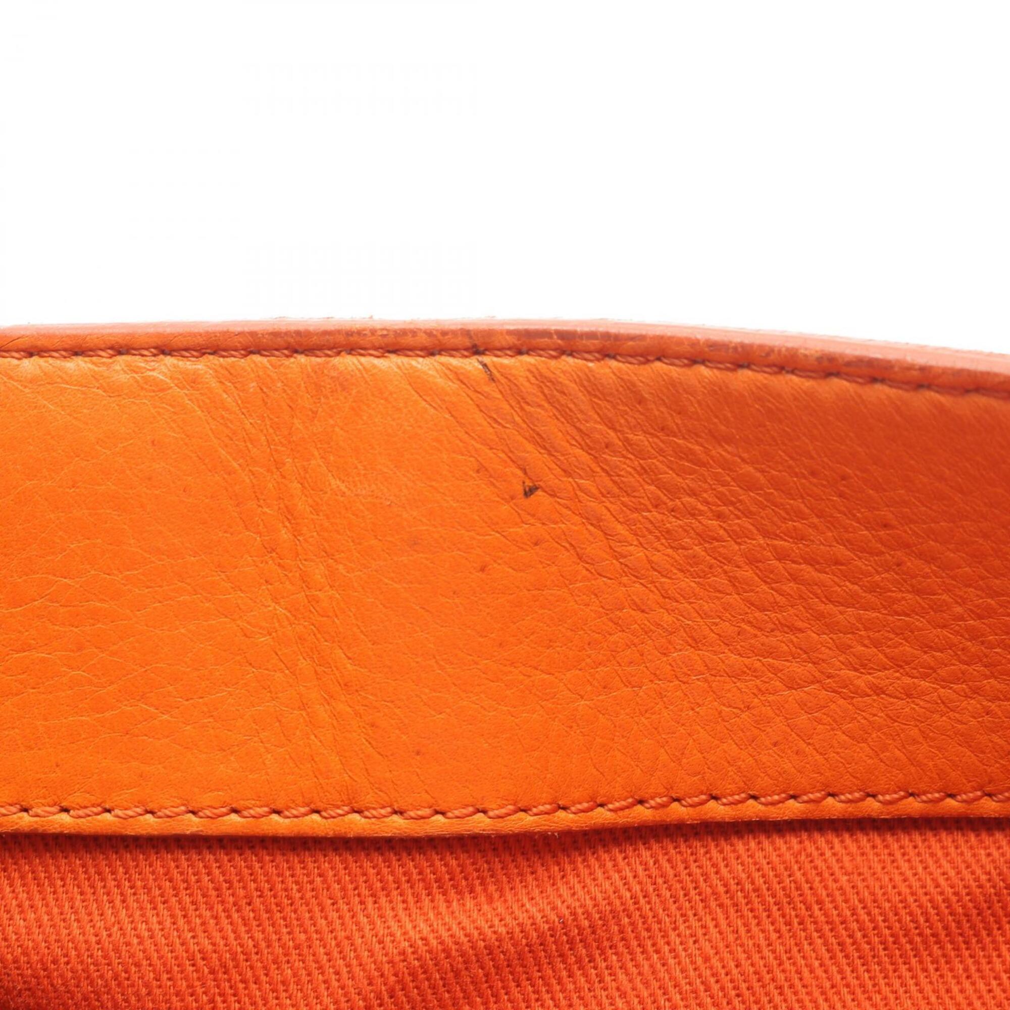 Celine Orange Leather Handbag (Pre-Owned)