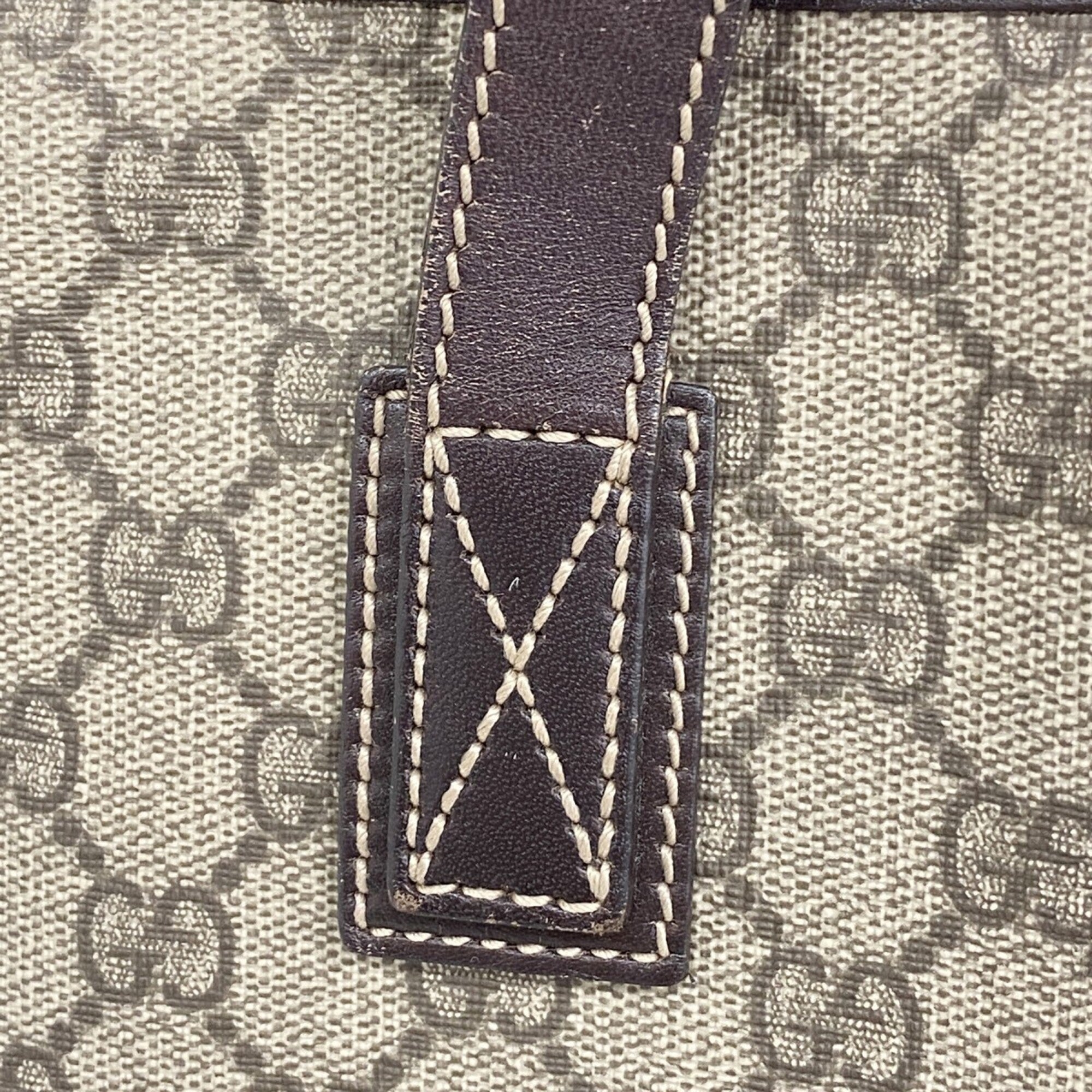 Gucci Brown Pvc Tote Bag (Pre-Owned)