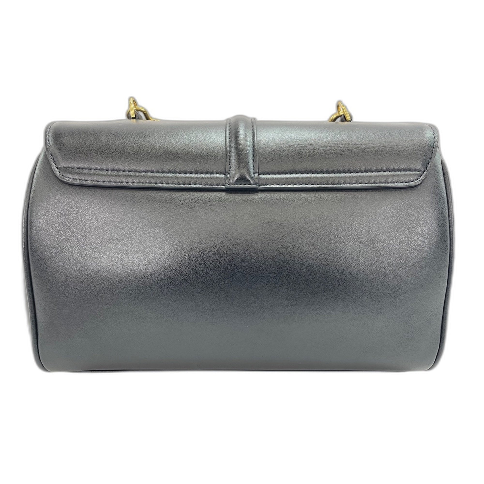 Celine Black Leather Shoulder Bag (Pre-Owned)