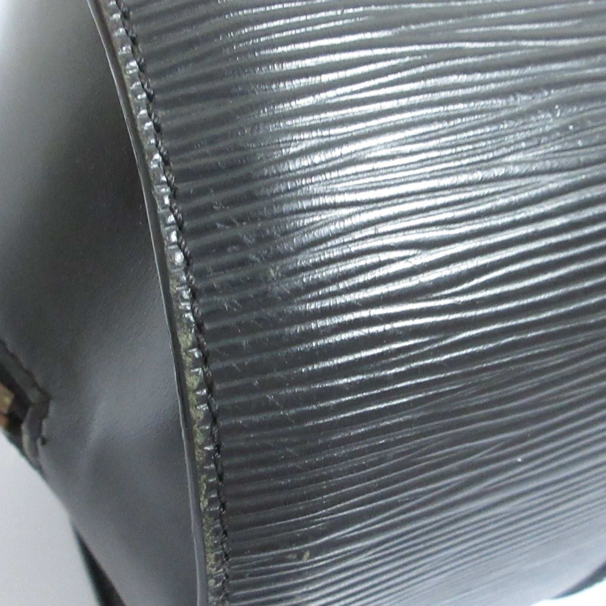Louis Vuitton Black Noir Epi Leather Handbag (Pre-Owned)