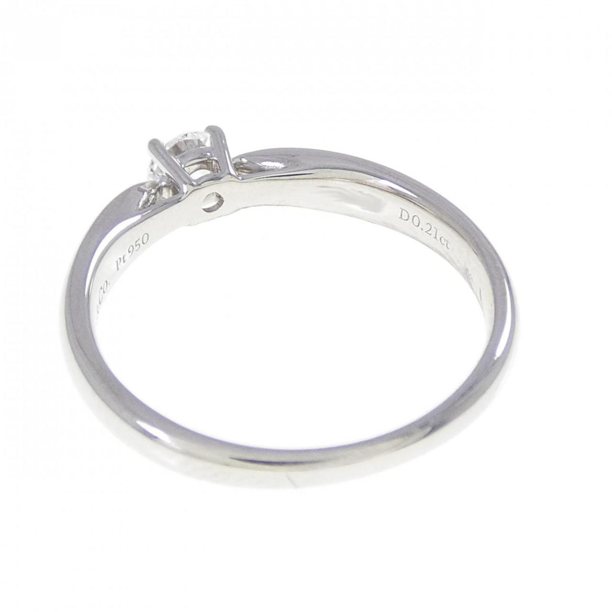 Tiffany Platinum 950 Band Ring (Pre-Owned)