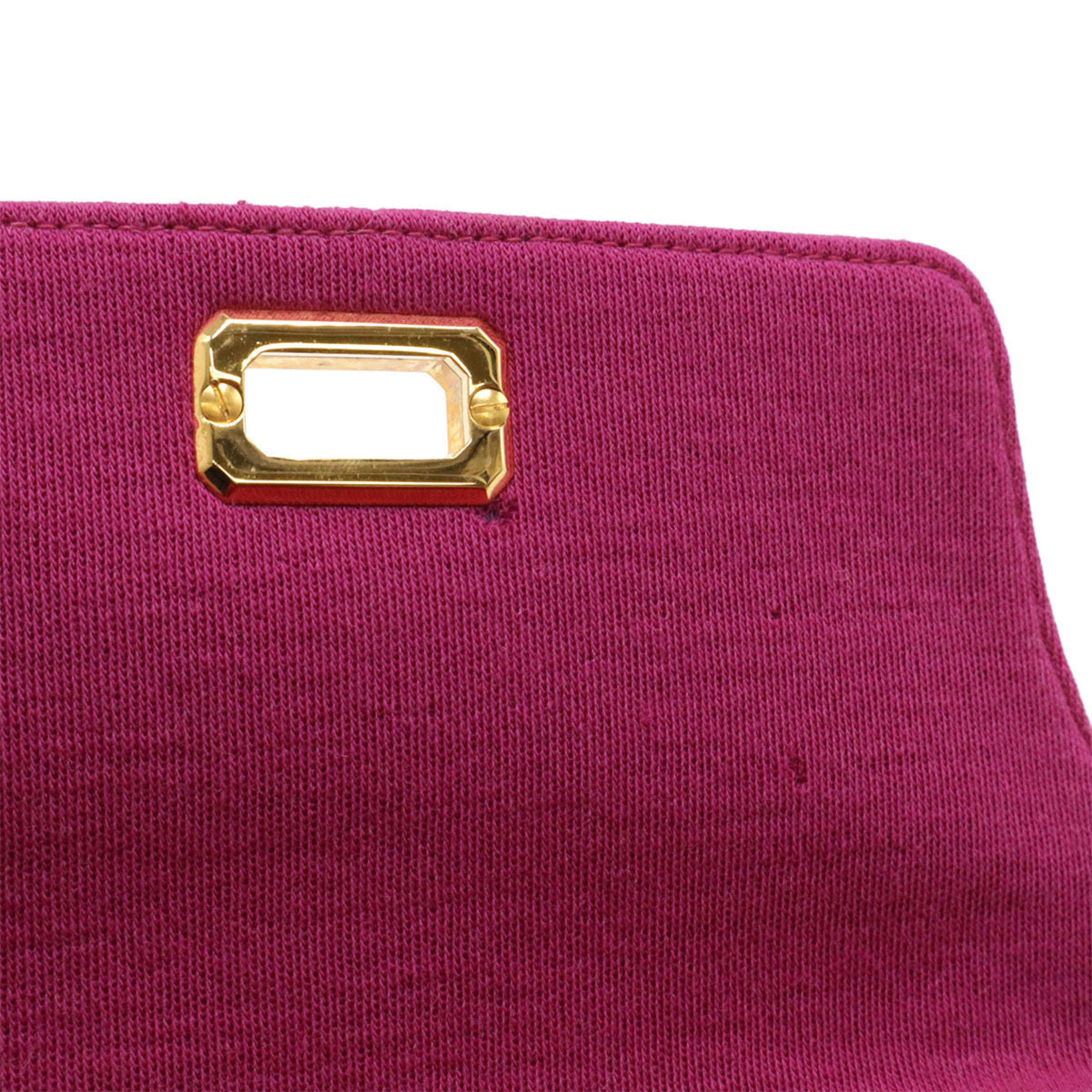 Chanel Matelasse Purple Cotton Handbag (Pre-Owned)