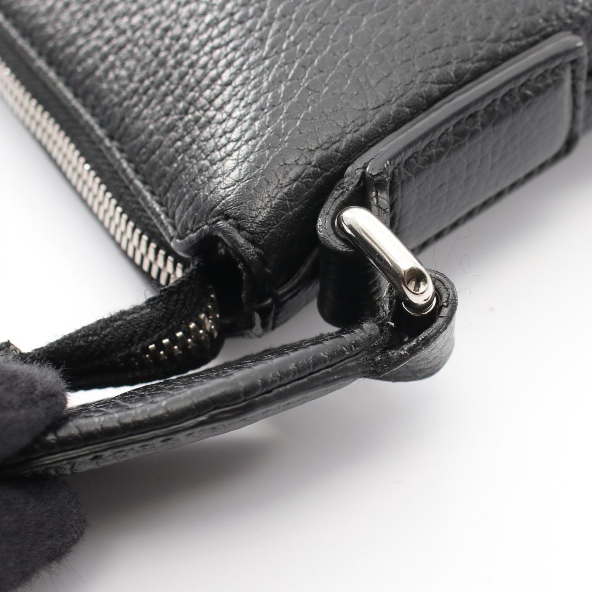 Gucci Black Leather Shoulder Bag (Pre-Owned)