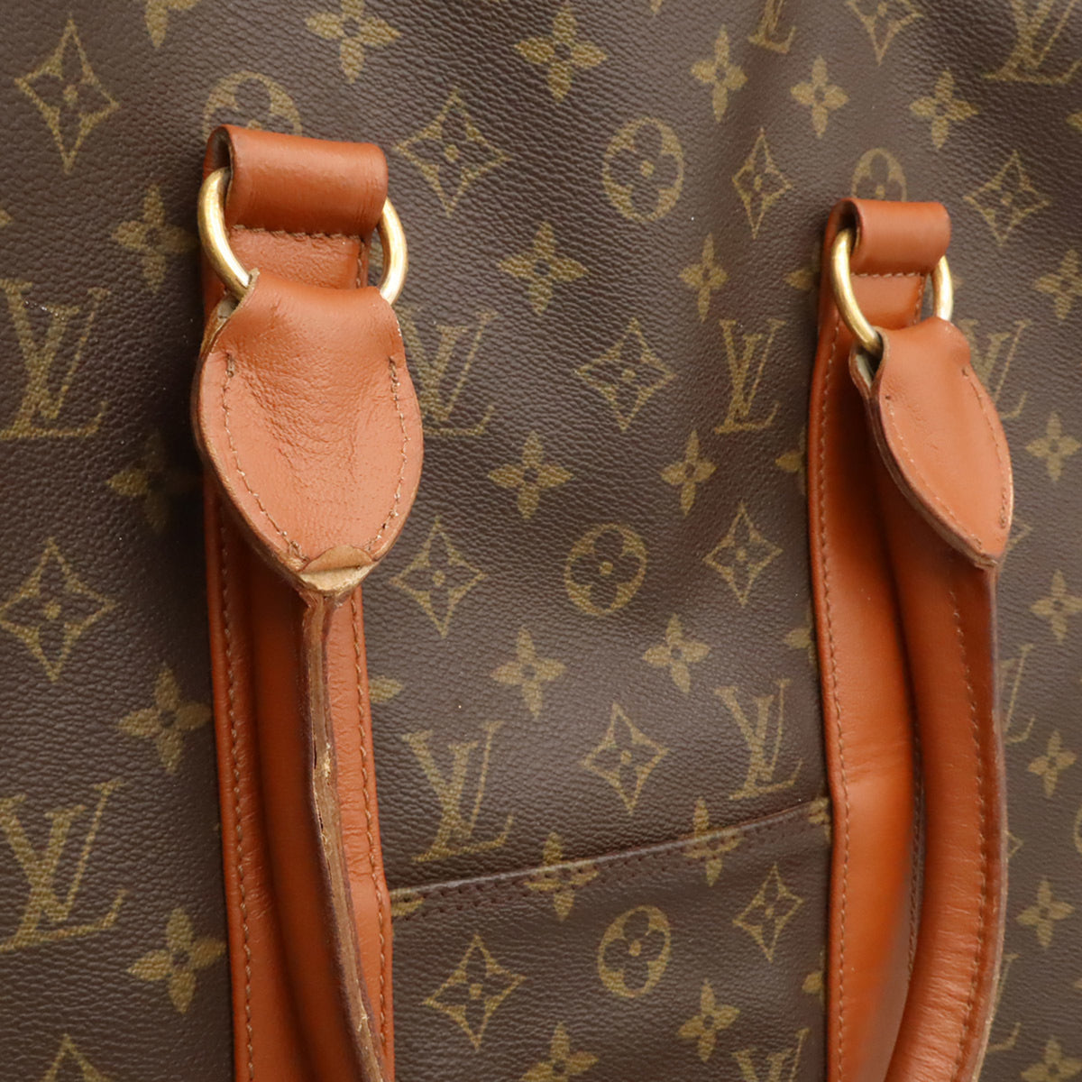 Louis Vuitton Brown Vinyl Tote Bag (Pre-Owned)