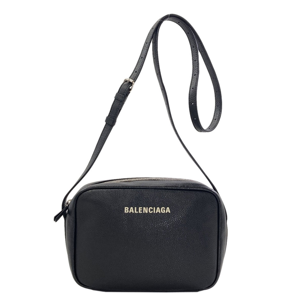 Balenciaga Black Leather Shoulder Bag (Pre-Owned)