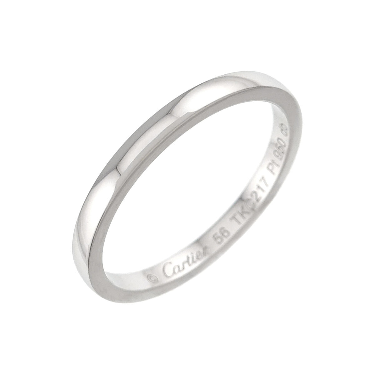 Cartier Platinum 950 Band Ring (Pre-Owned)