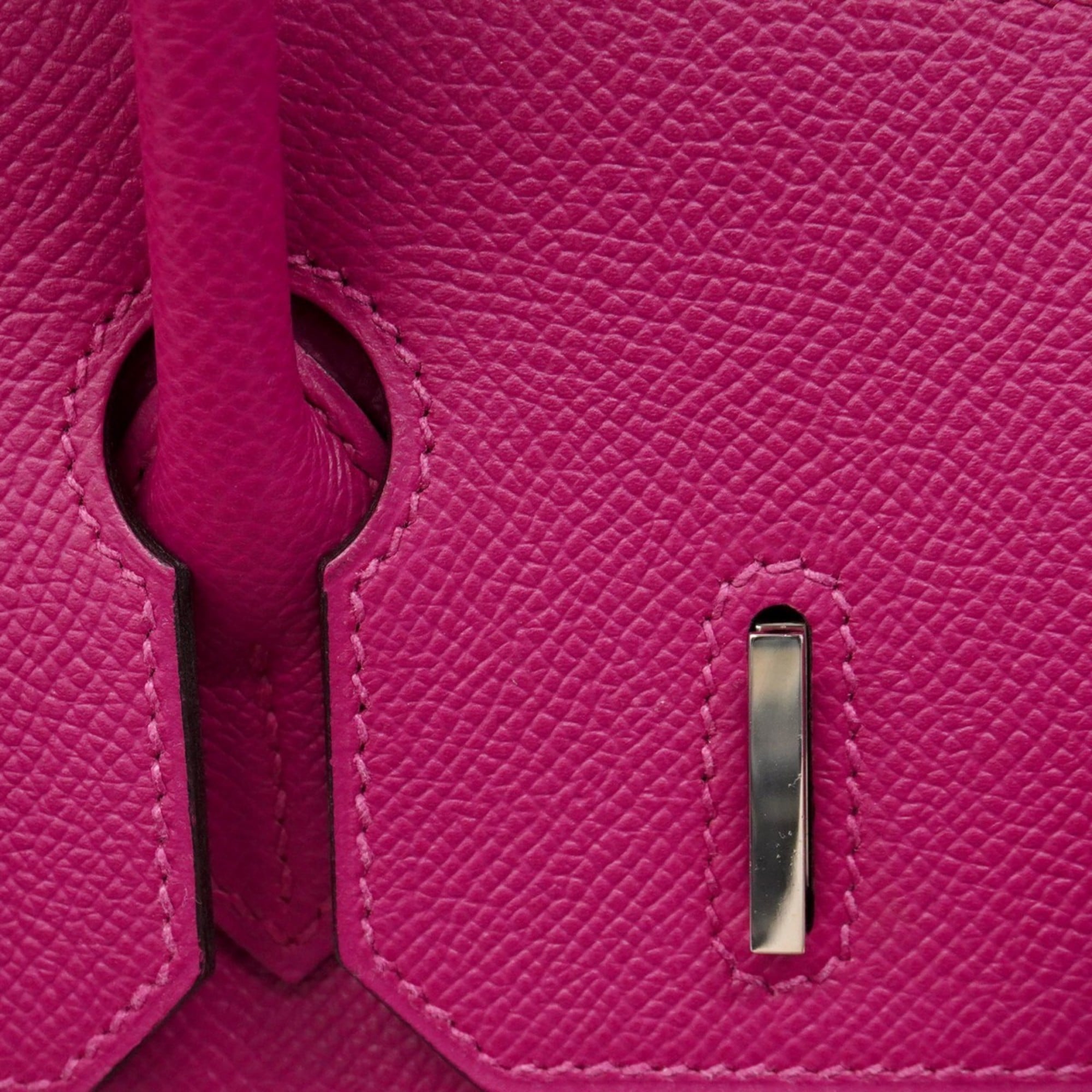 Hermes Rose Purple Epsom Leather Handbag (Pre-Owned)