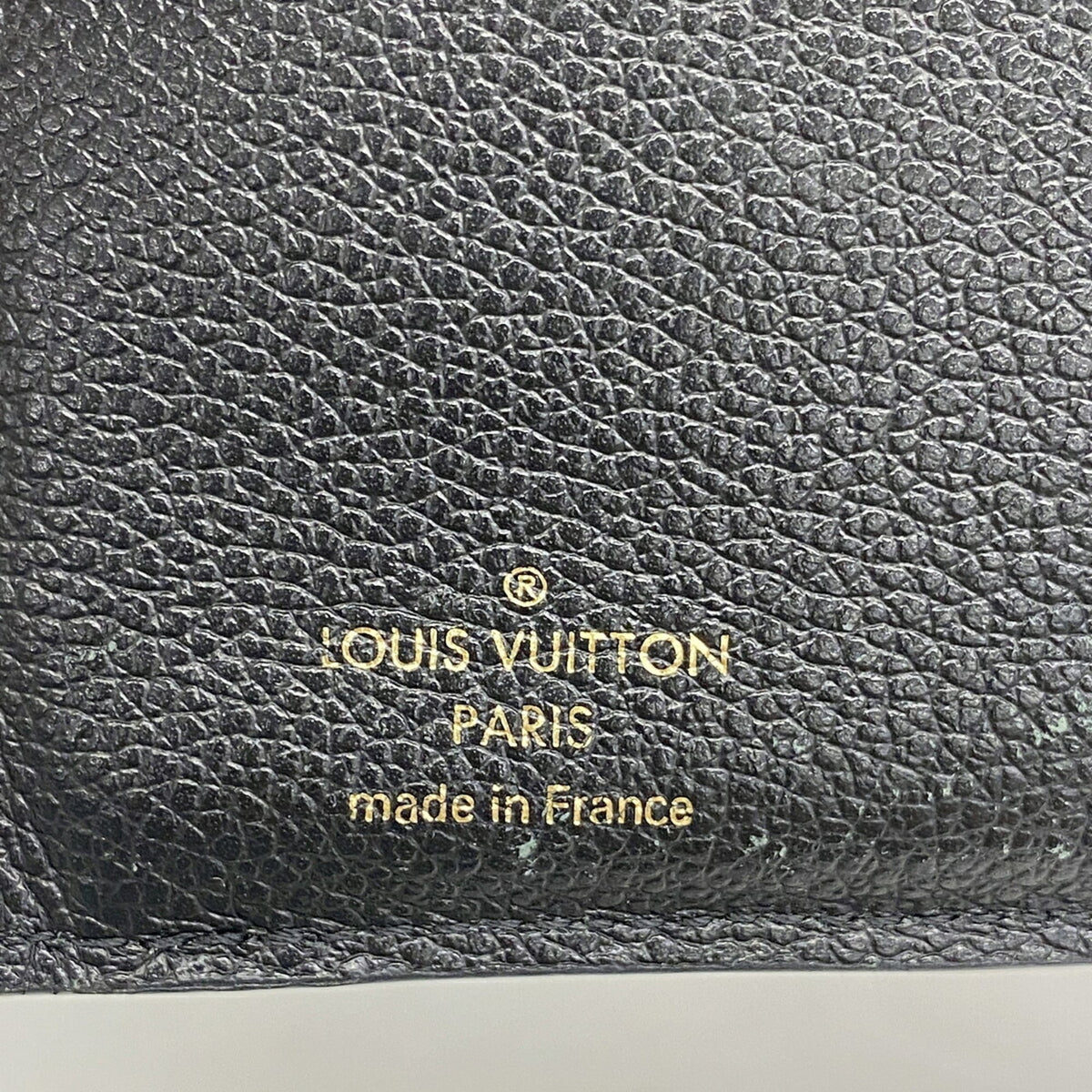 Louis Vuitton Noir Wallet (Tri-Fold) (Pre-Owned)